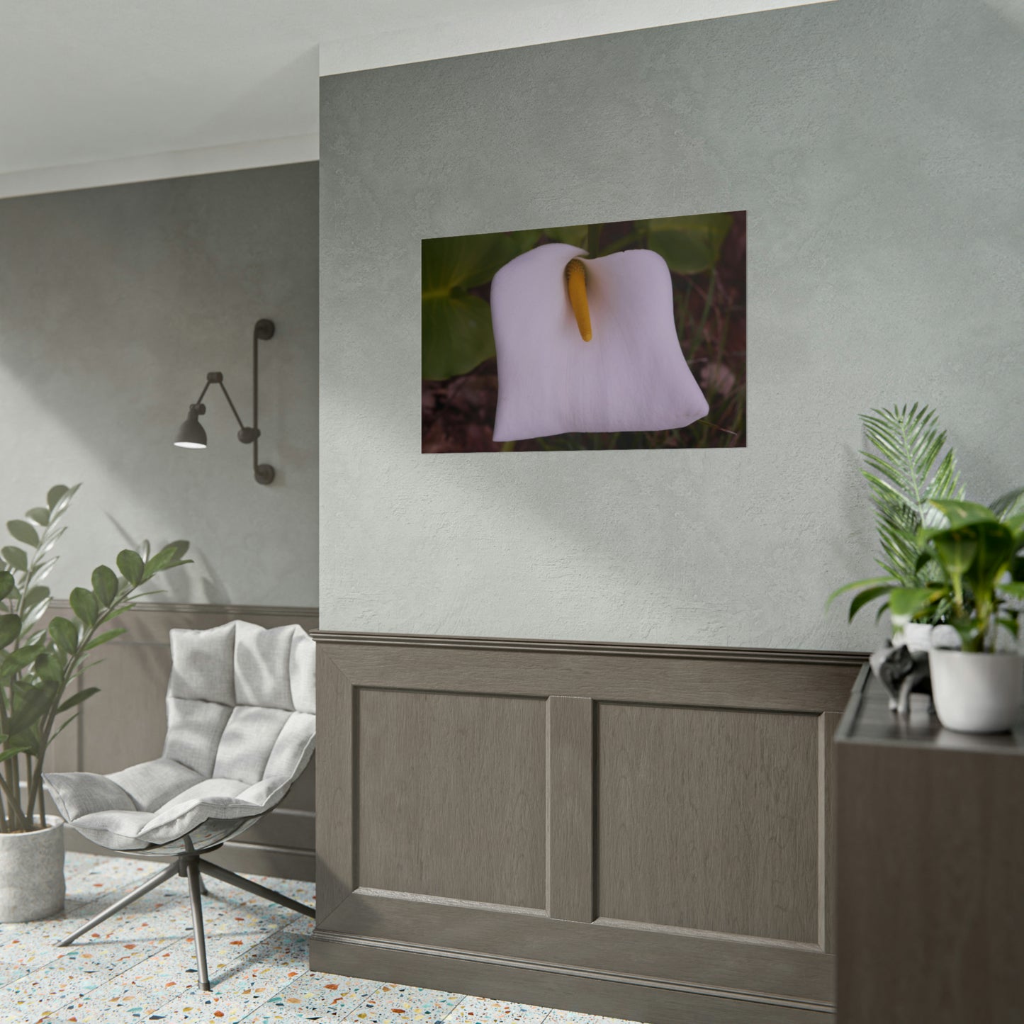 Arum Lily Photo on Poster.