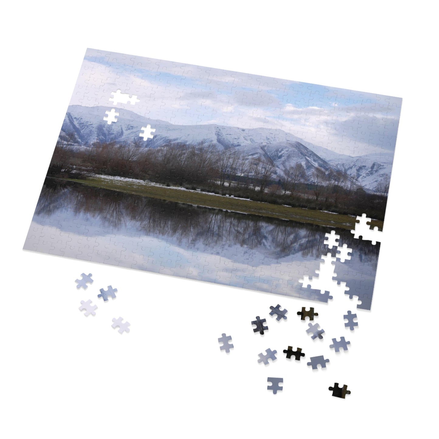 Jigsaw Puzzle: Lake Opuha Spring (110, 252, 500,1000-Piece)