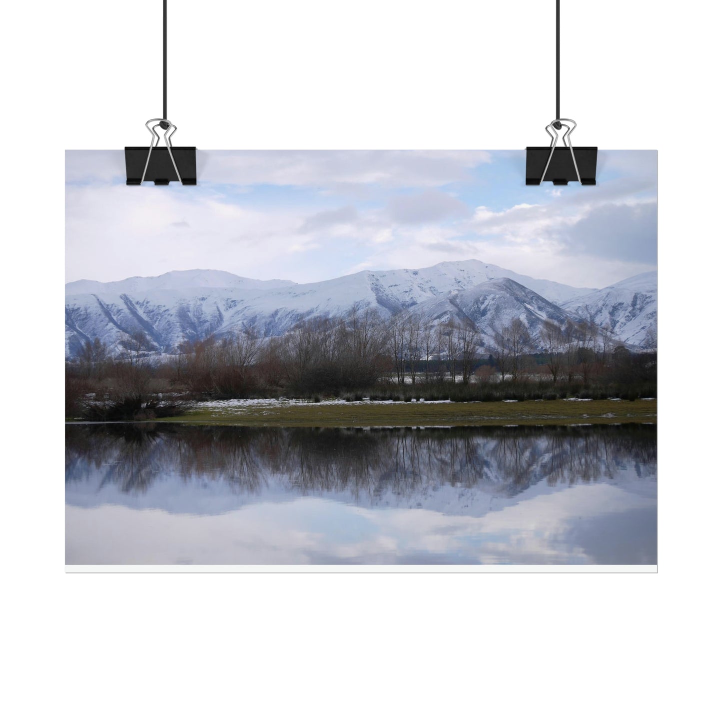 Spring Thaw: Rolled Poster - Anglers camp site