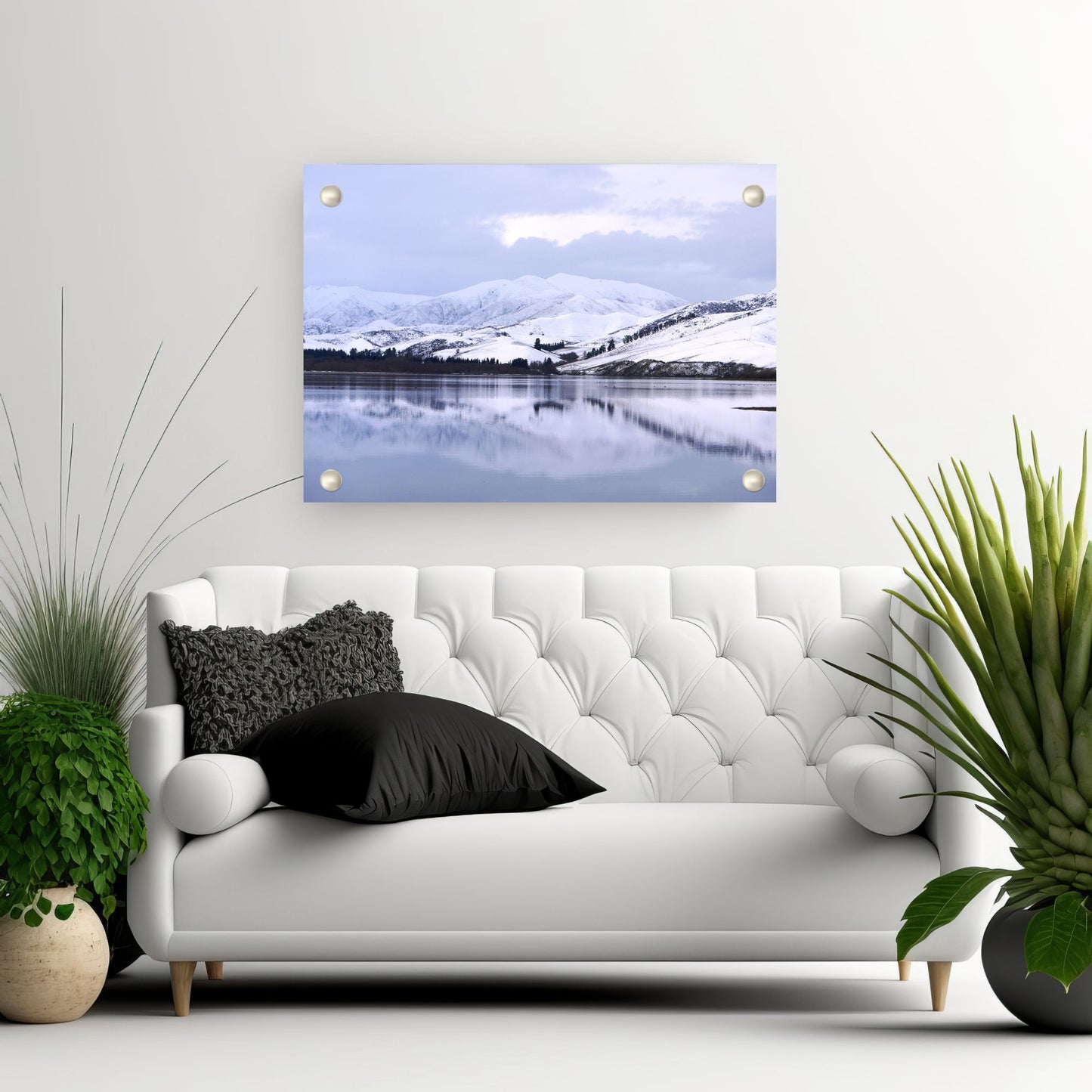 Lake Opuha: Winter Photo as Poster