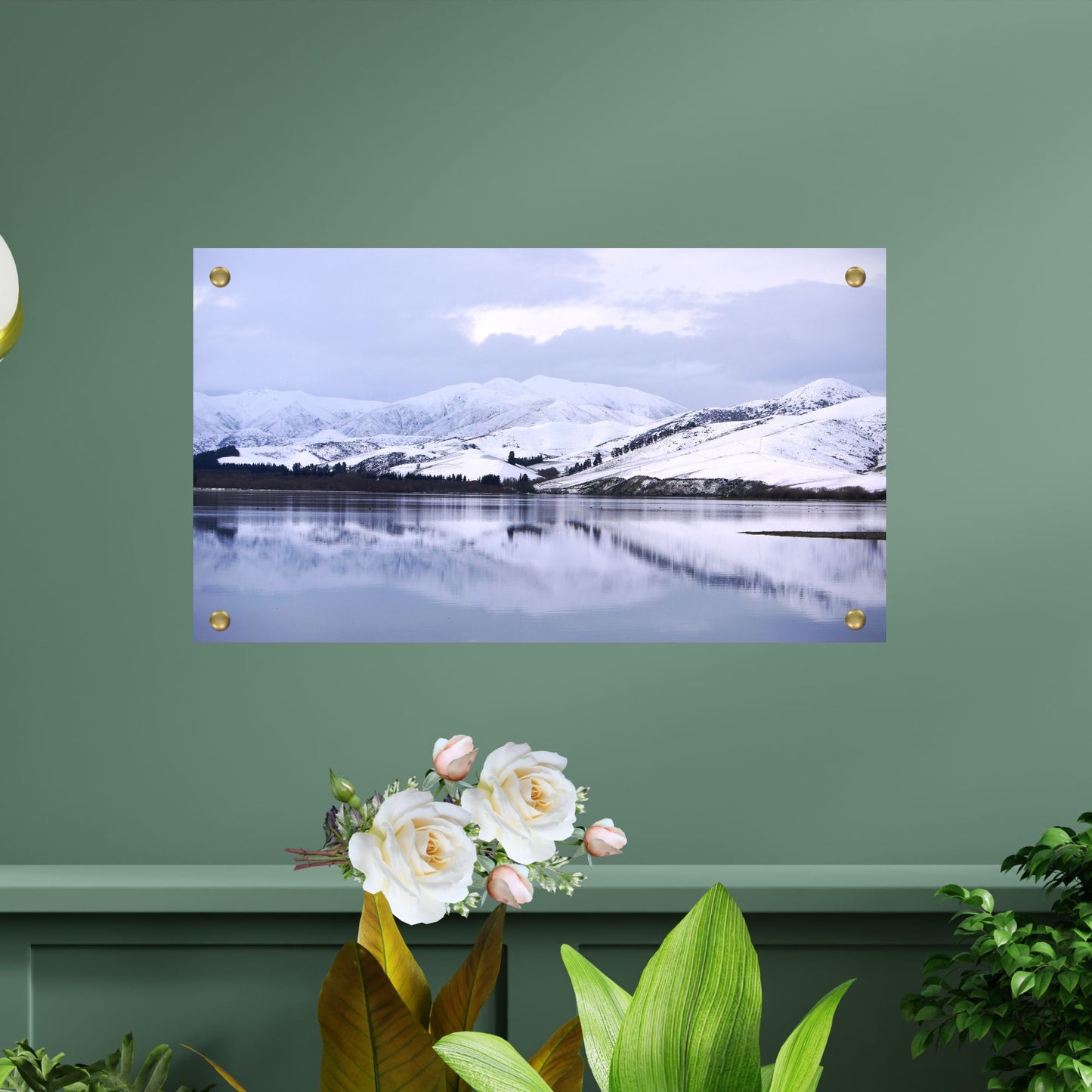 Lake Opuha: Winter Photo as Poster