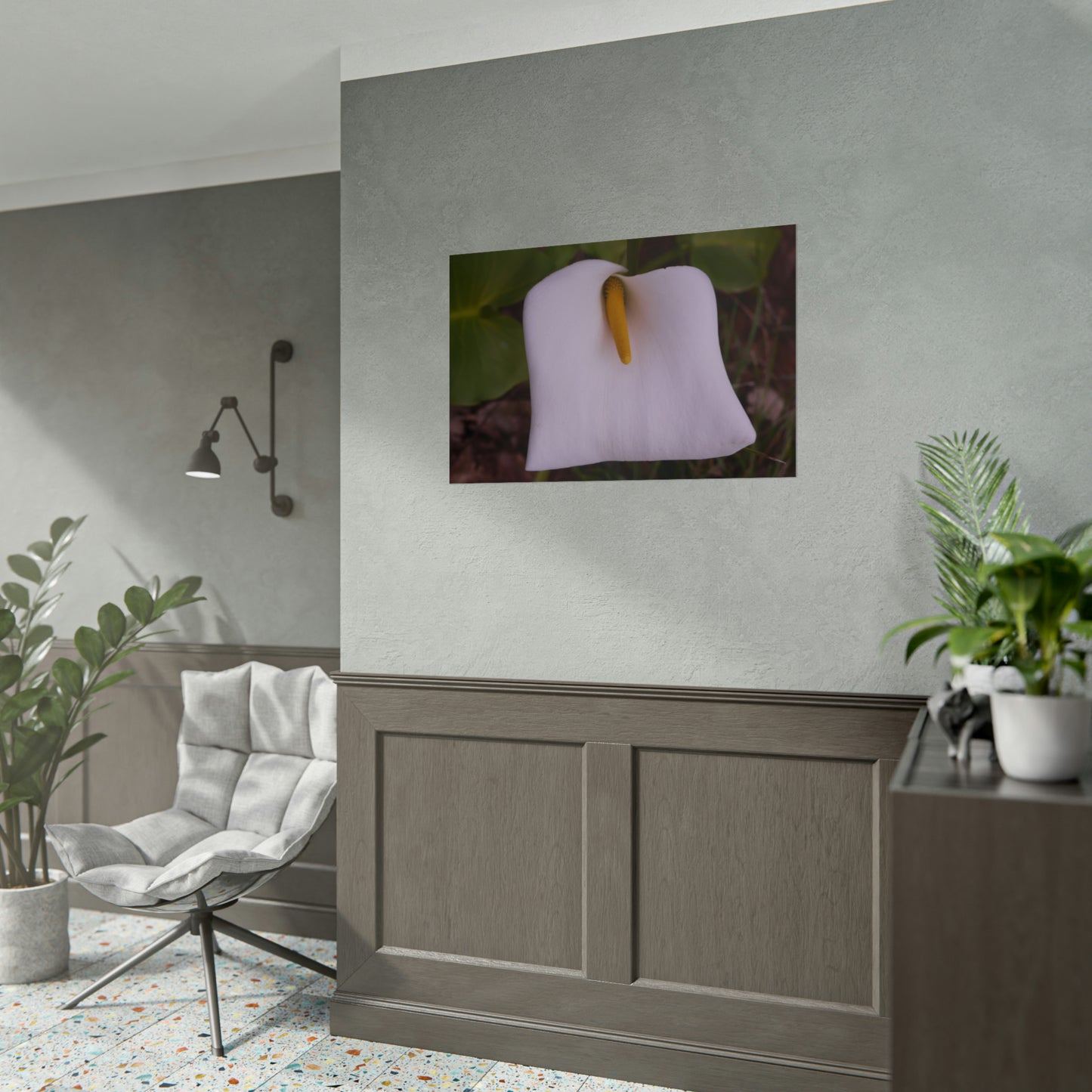 Arum Lily Photo on Poster.