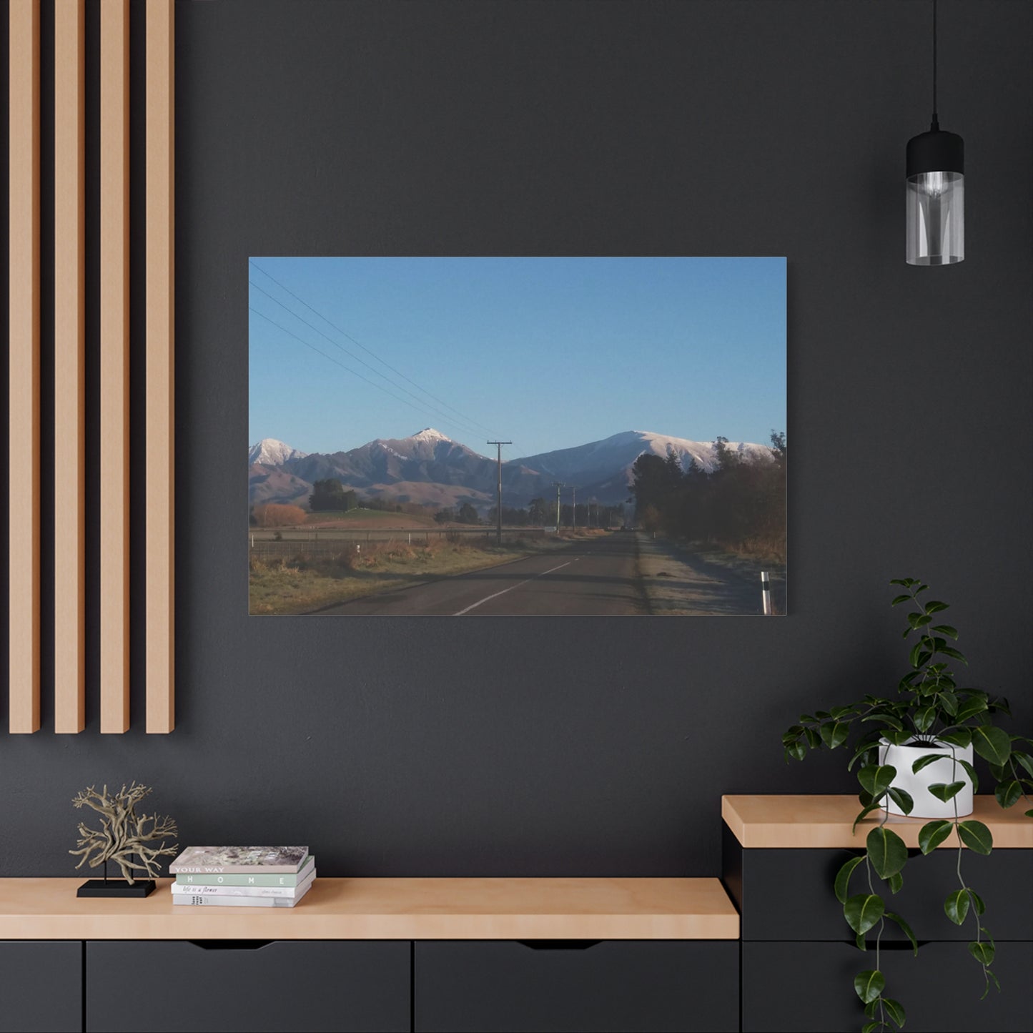 The Road to Woodbury Canvas Print