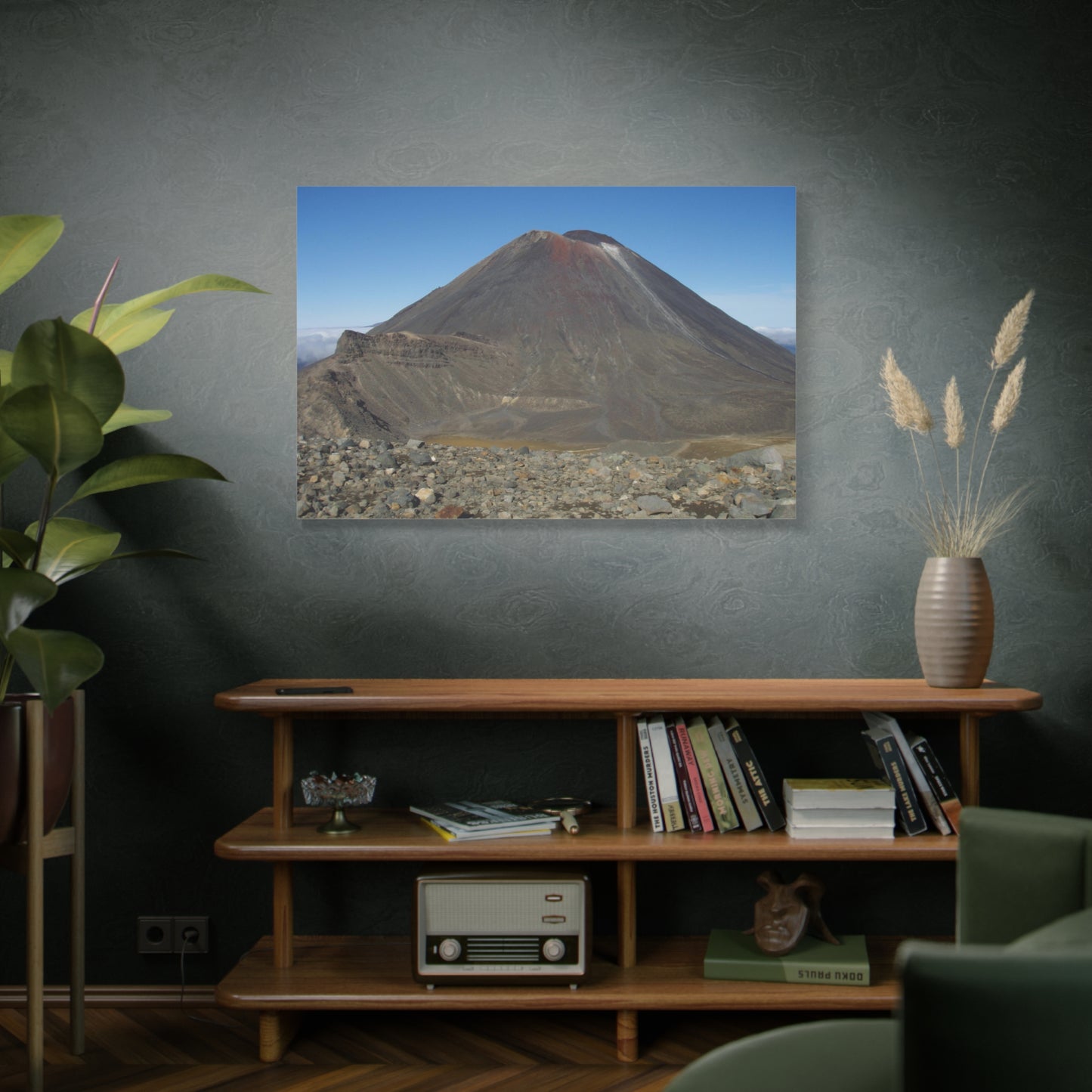 Mount Ngauruhoe Photo on Canvas.