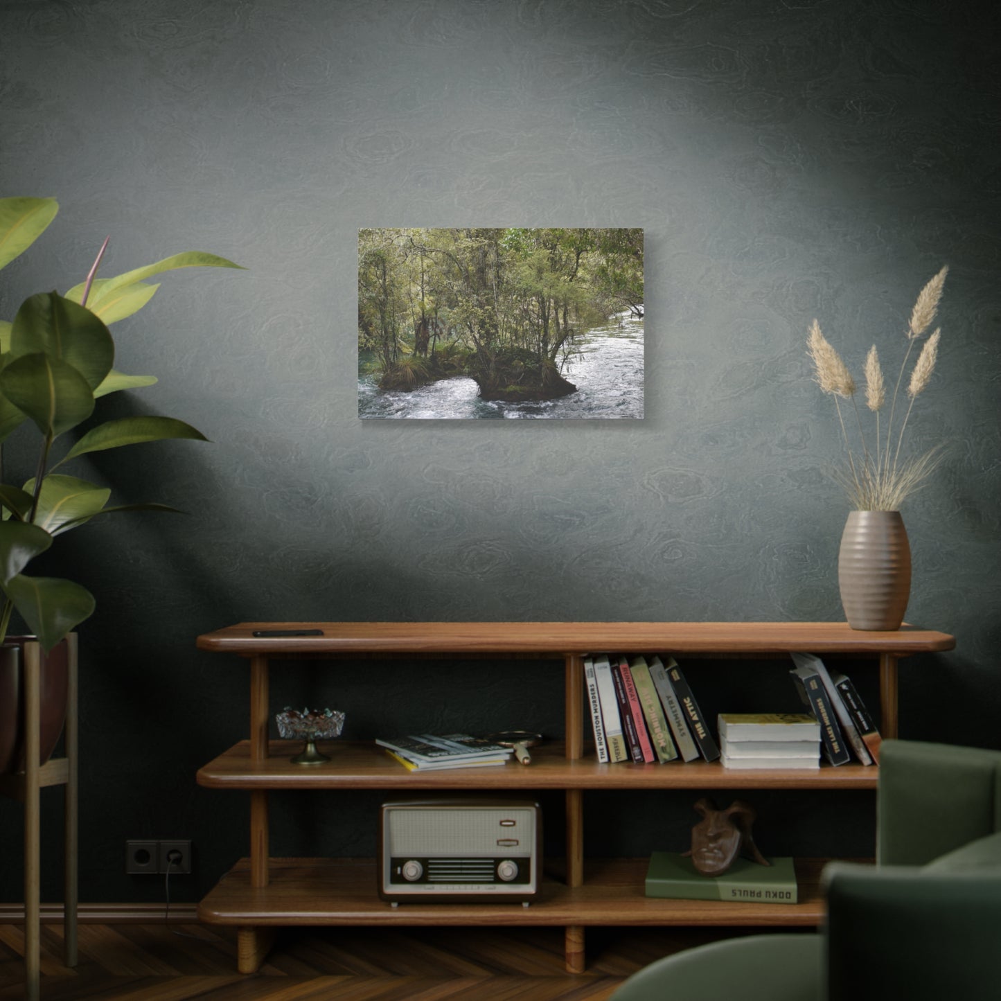 Tarawera River Photo on Canvas.