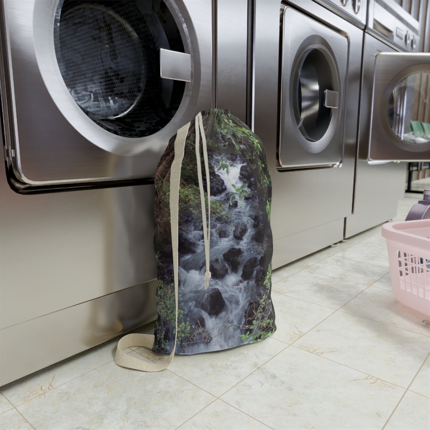 Laundry Bag: Waterfall Print