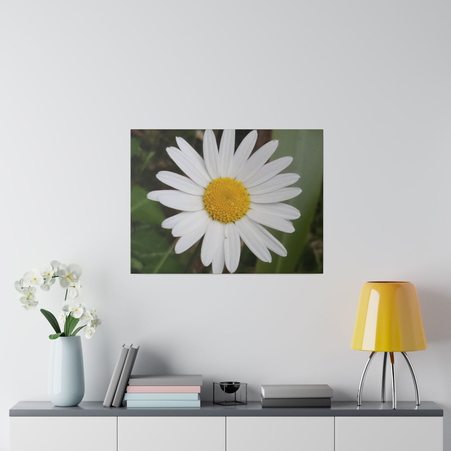 Nature's Perfection: Daisy Photo as Canvas Print