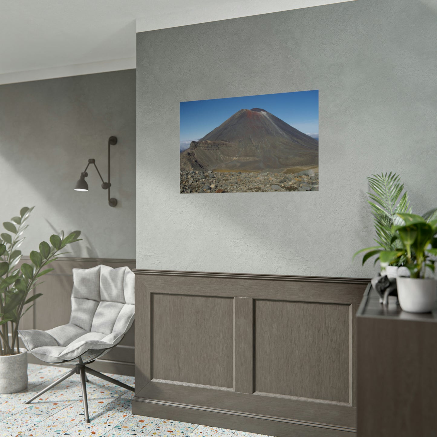 Mount Ngauruhoe Photo as a Poster Print