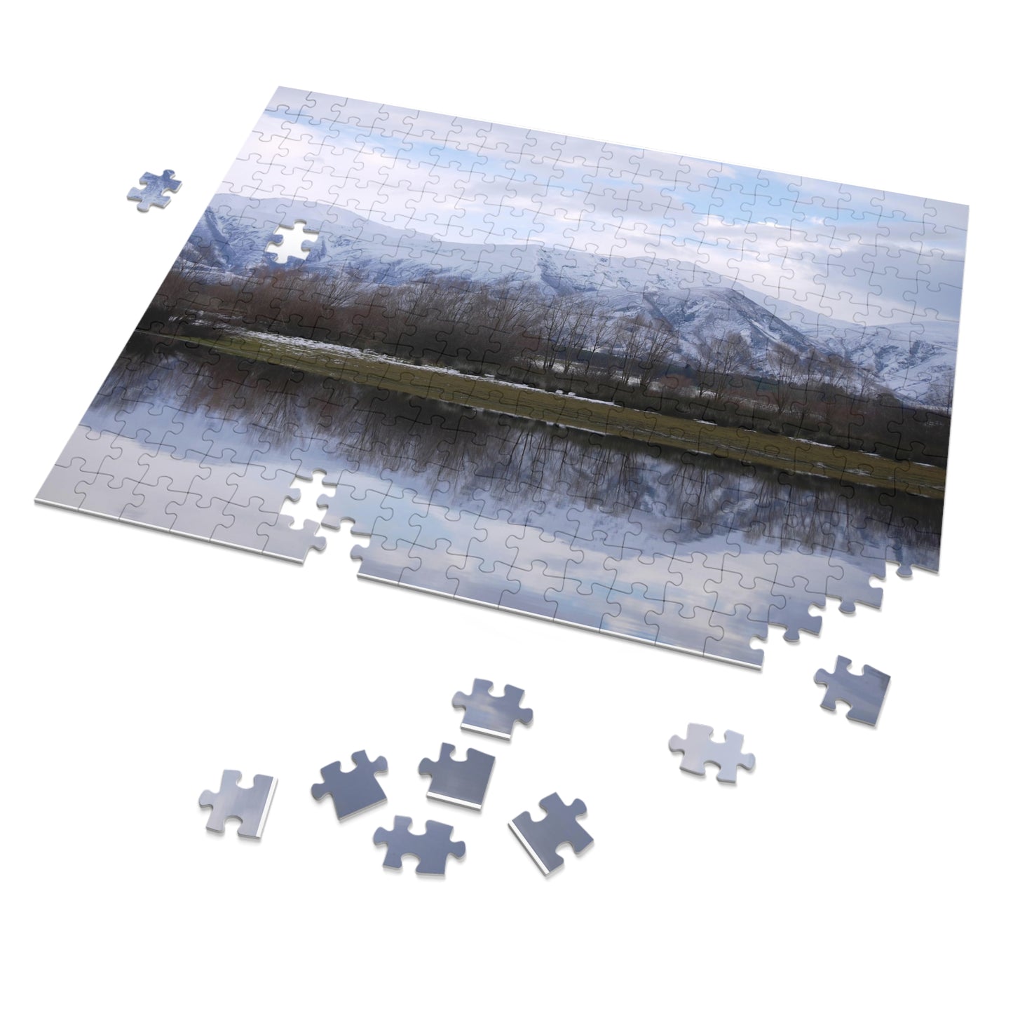 Jigsaw Puzzle: Lake Opuha Spring  (110, 252, 500,1000-Piece)