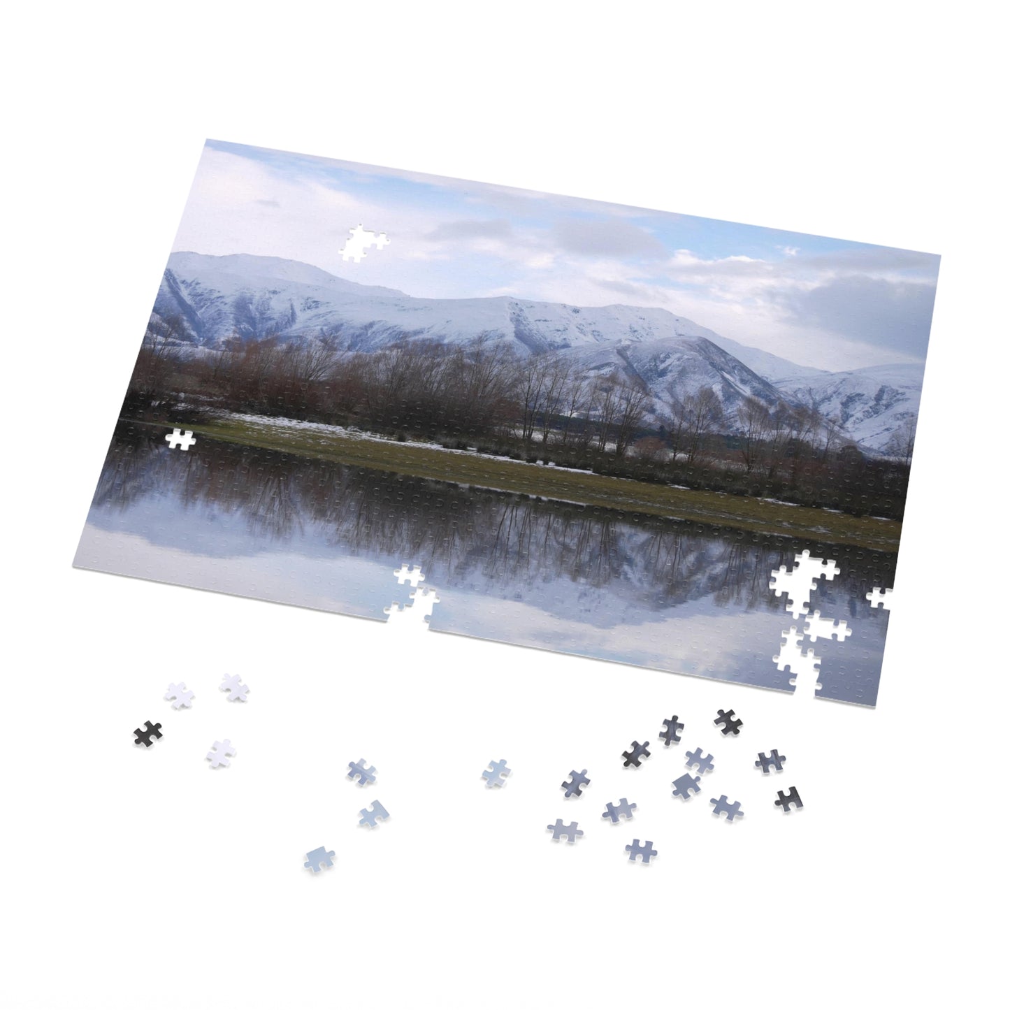 Jigsaw Puzzle: Lake Opuha Spring  (110, 252, 500,1000-Piece)