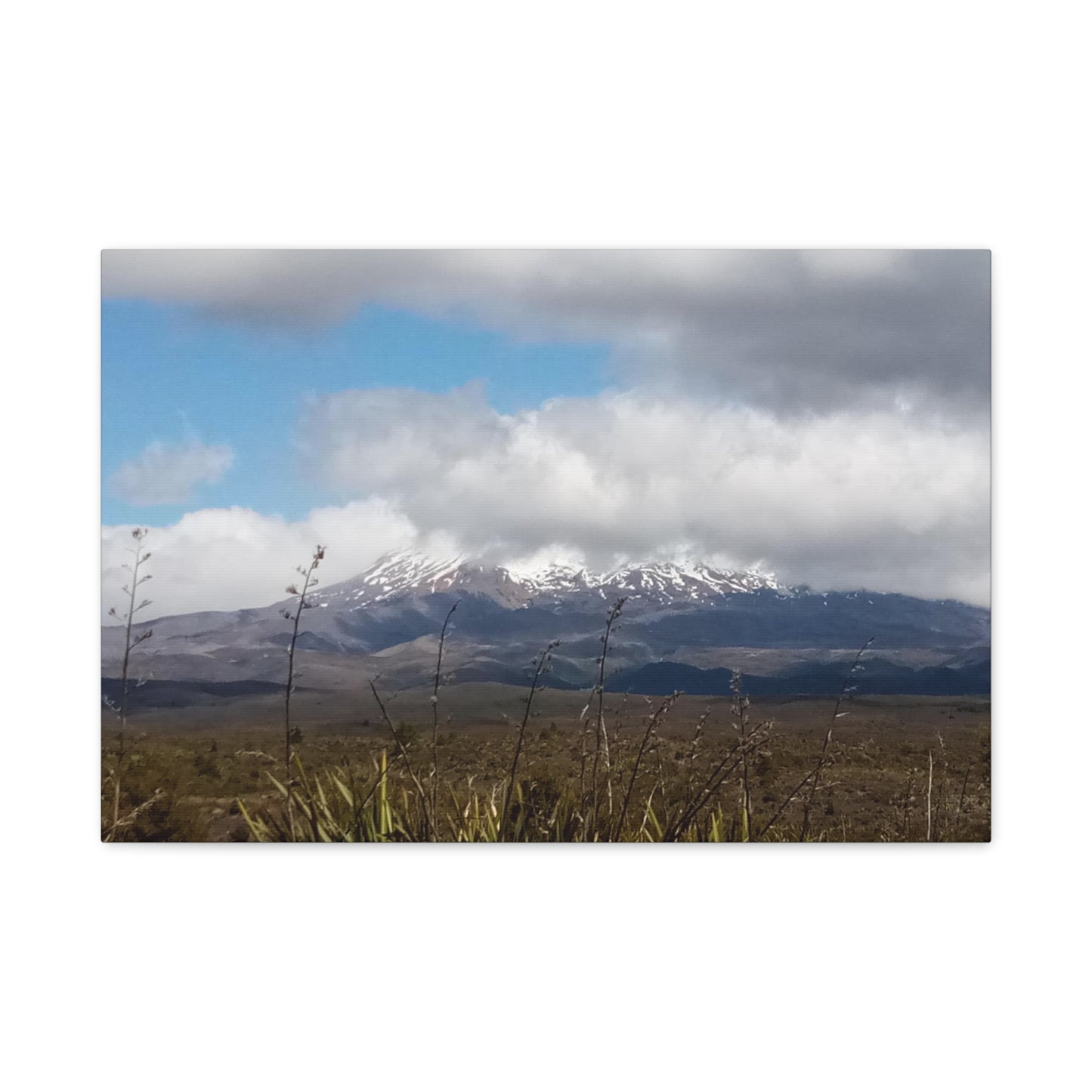 Mount Ruapehu Photo on Canvas.