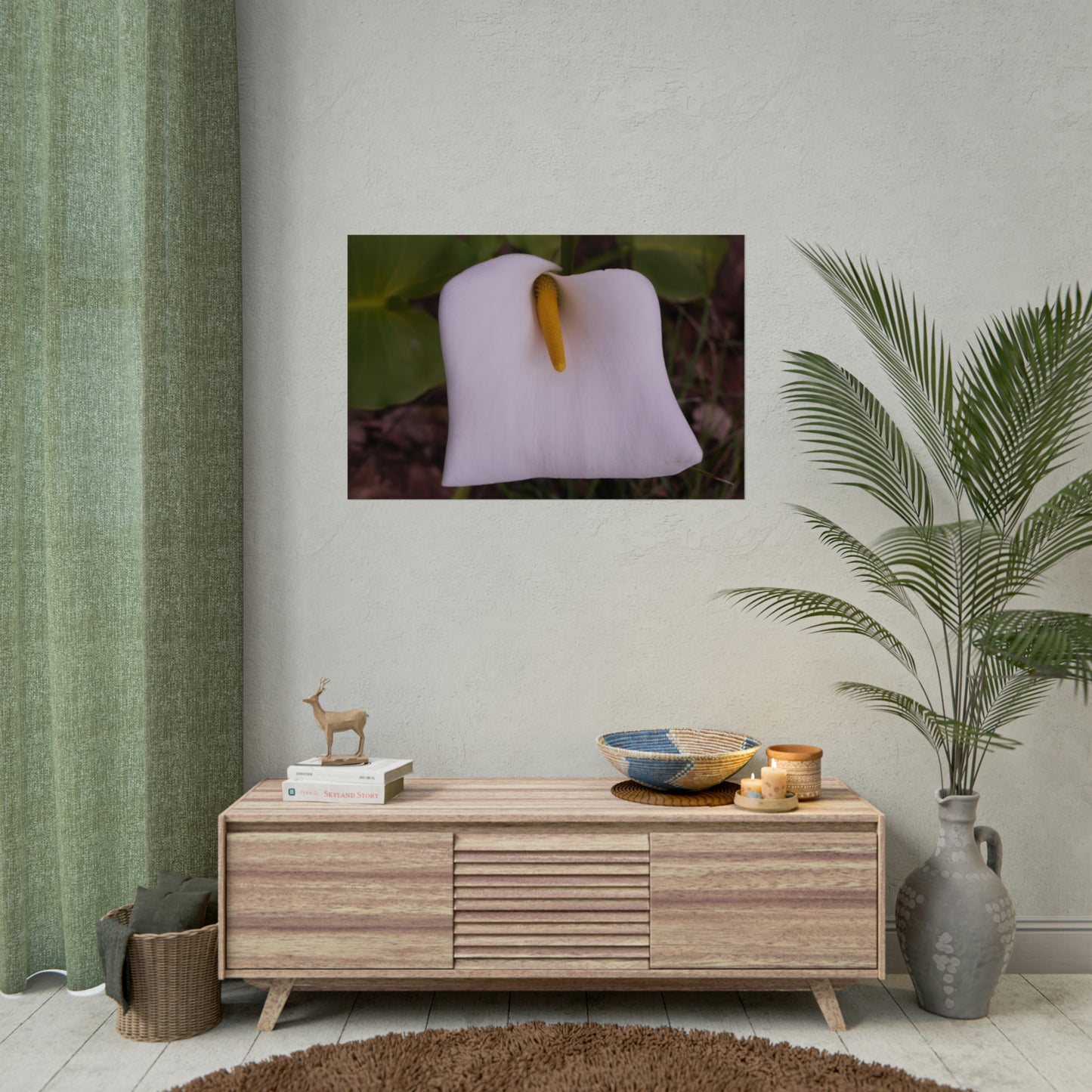 Arum Lily Photo on Poster.