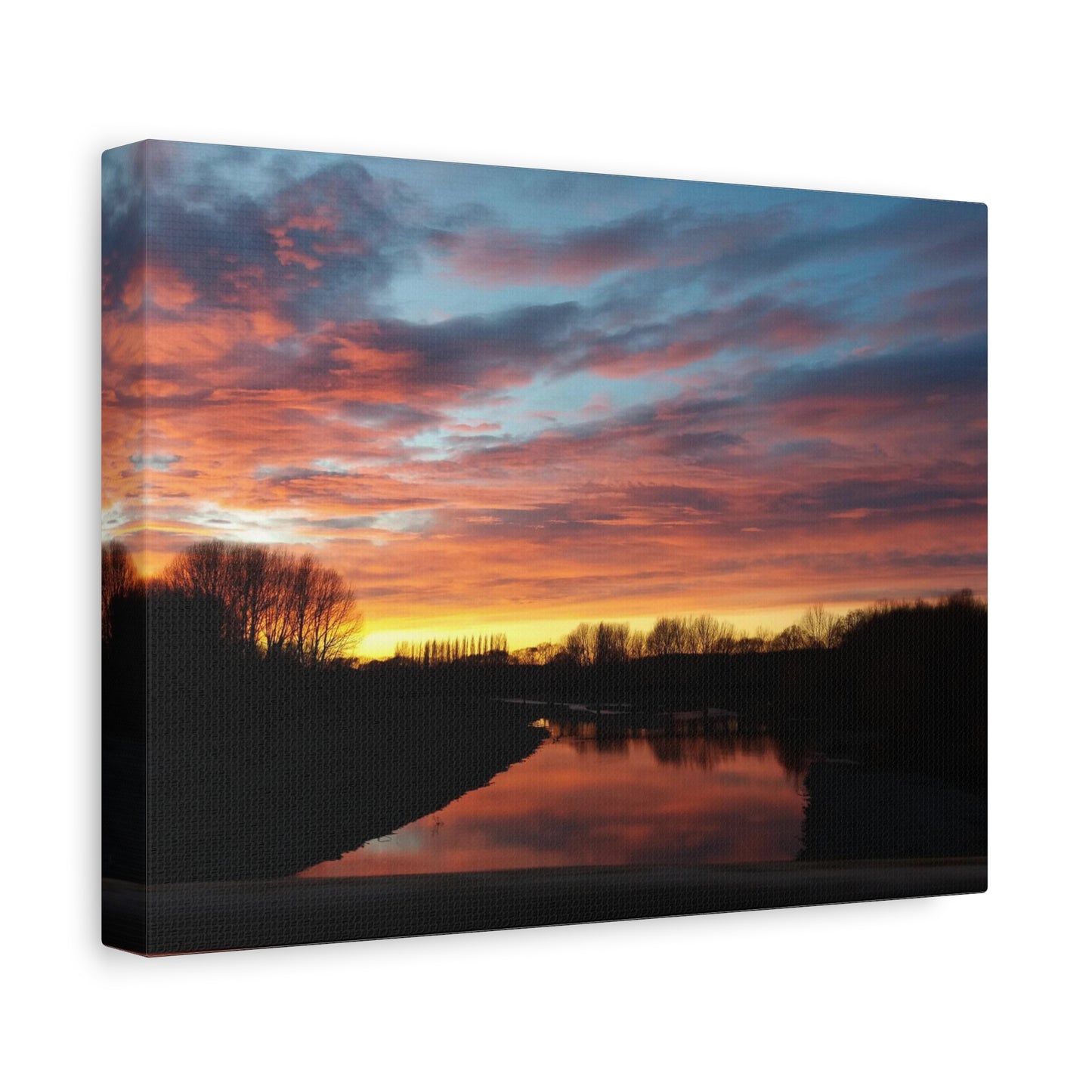 Temuka Sunrise Canvas Print. Original Photo on Canvas.