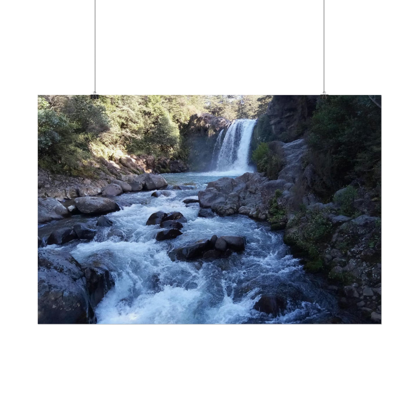 Tawhia Falls as Poster Print Gollums Pool: