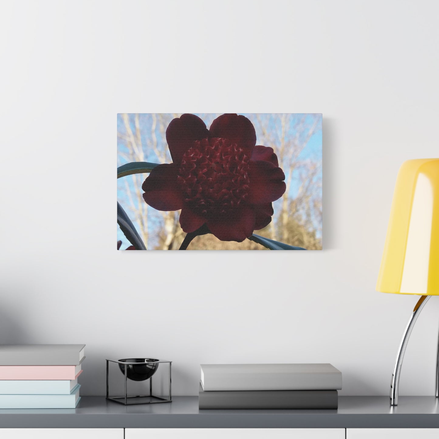 Rhododendron Photo on Canvas, Landscape Style.