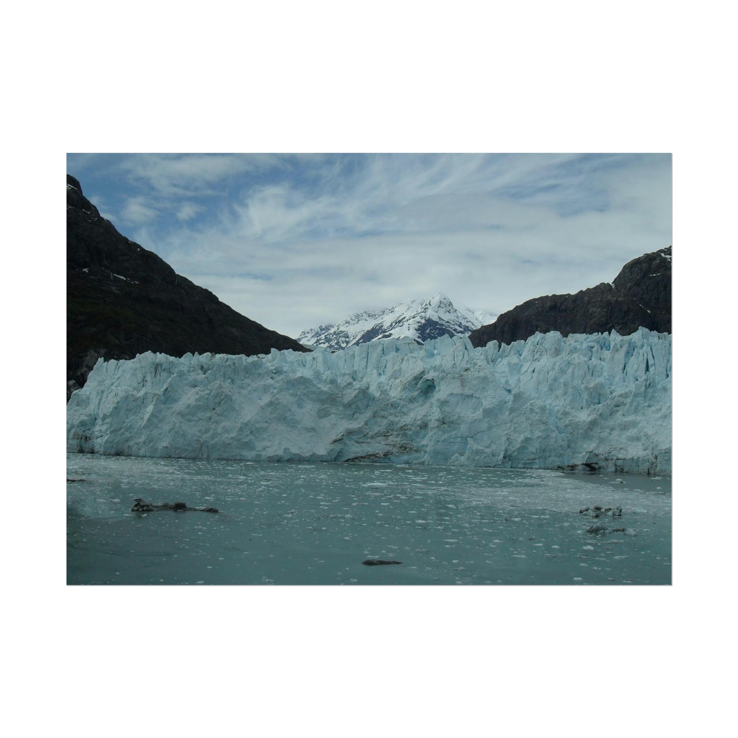 The Ice: Marjorie Glacier Photo as a Rolled Poster.