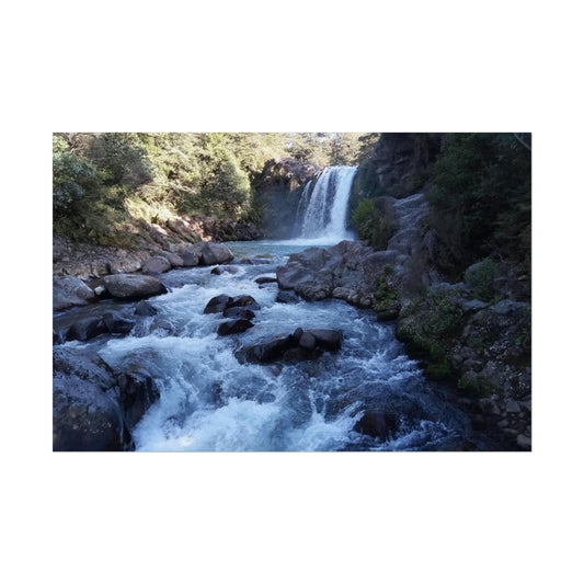 Tawhia Falls as Poster Print Gollums Pool: