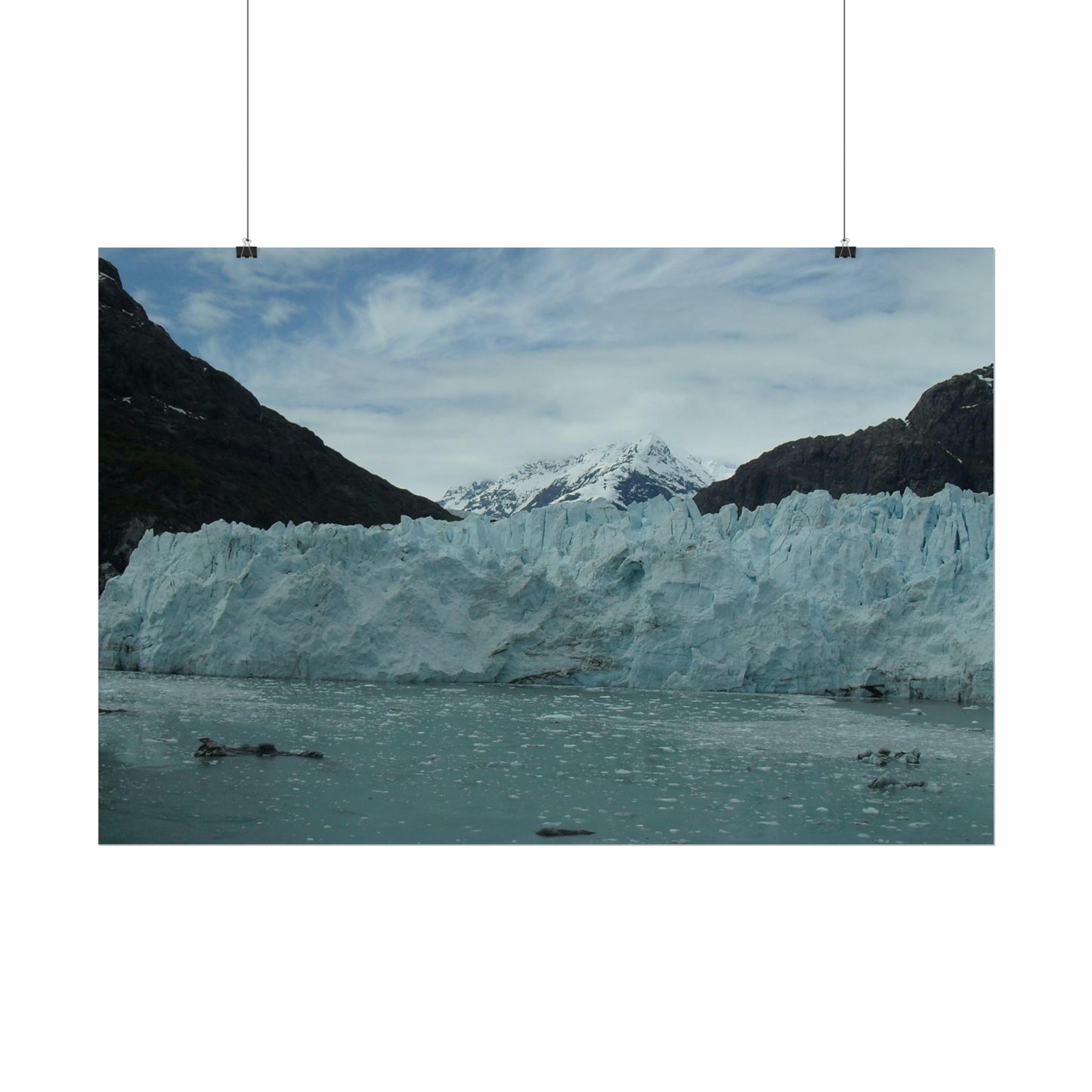 The Ice: Marjorie Glacier Photo as a Rolled Poster.