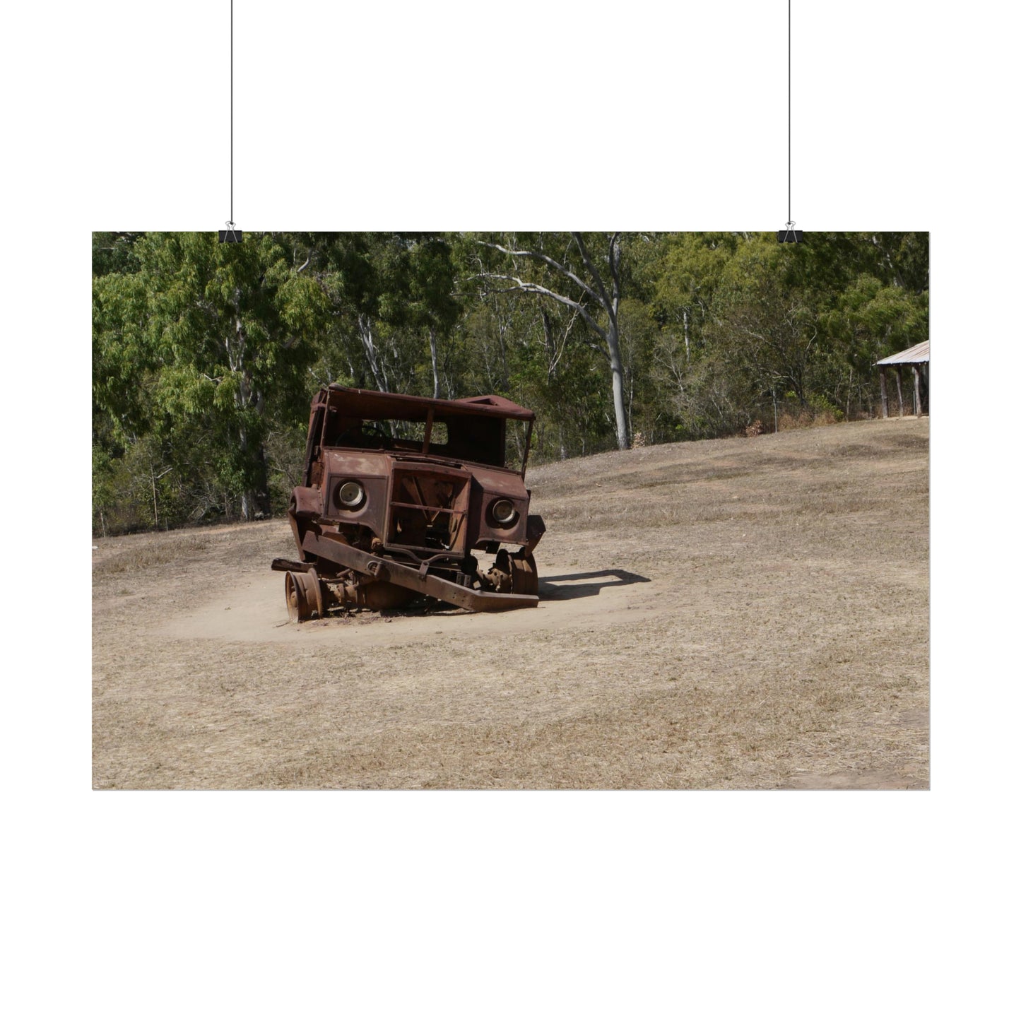 Abandoned Vintage Farm Truck. Photo as Poster,