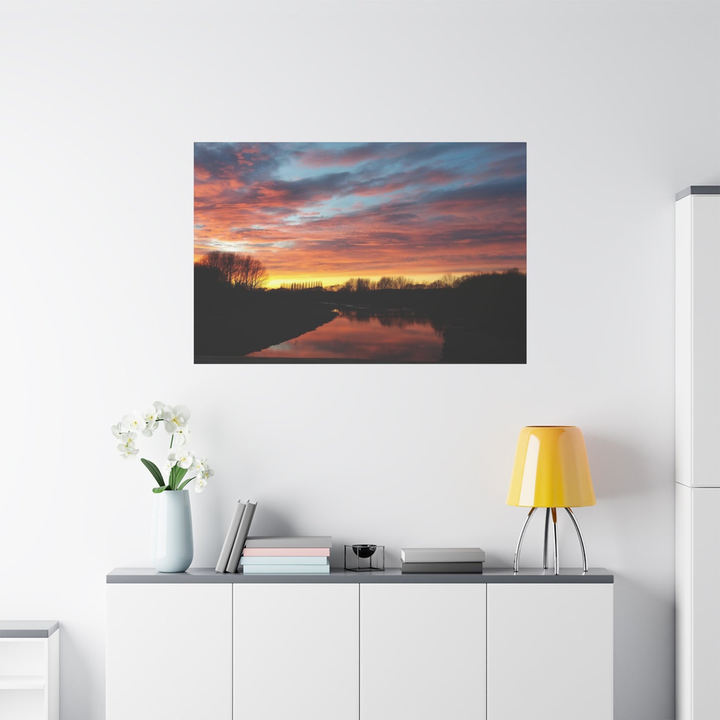 Temuka Sunrise Canvas Print. Original Photo on Canvas.