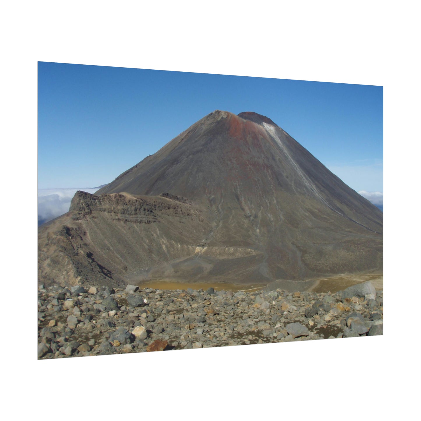 Mount Ngauruhoe Photo as a Poster Print