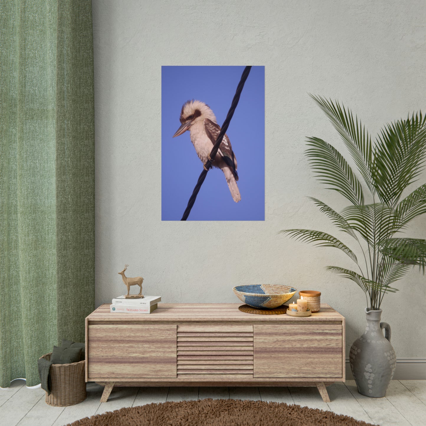 Kookaburra Portrait Photo on Poster