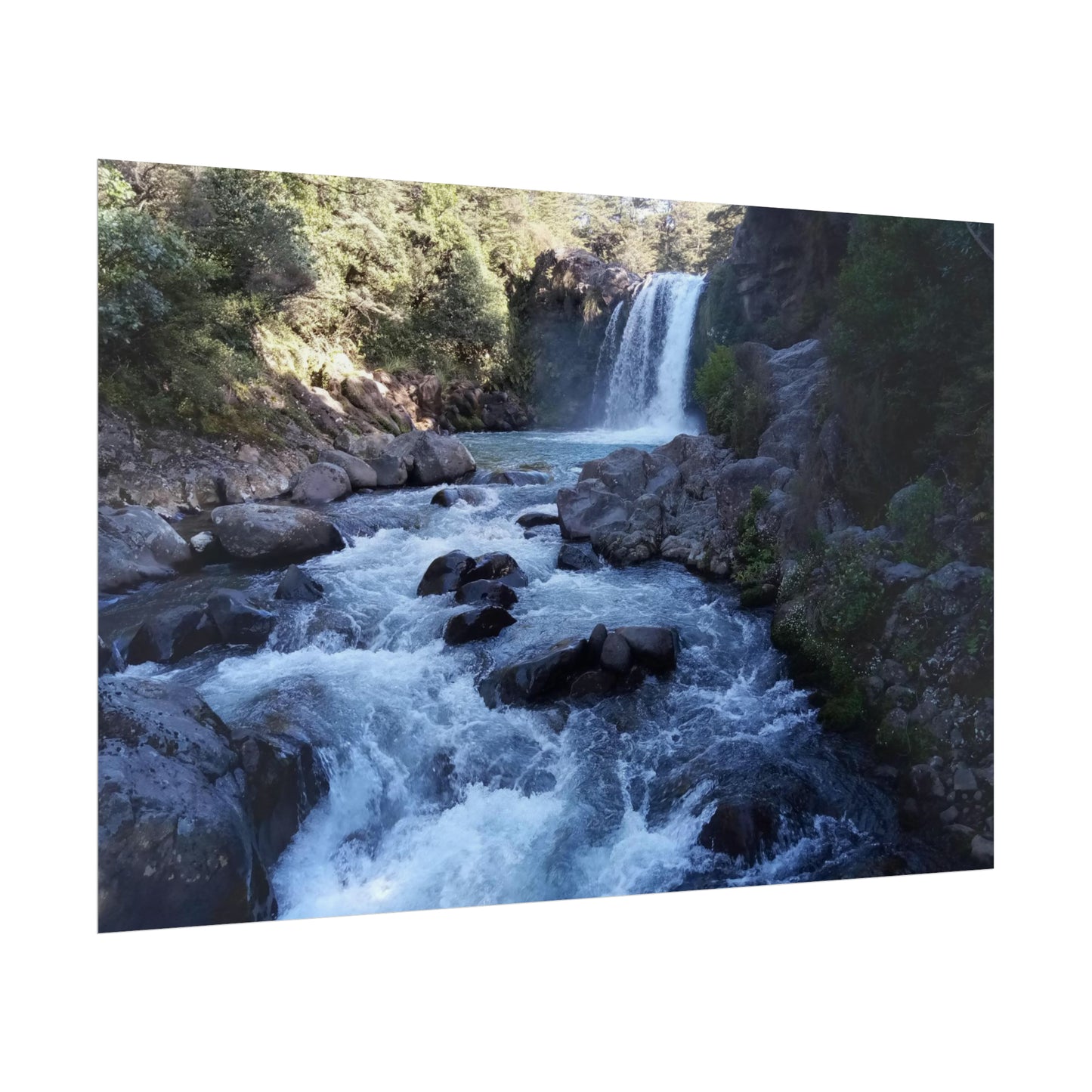 Tawhia Falls as Poster Print Gollums Pool: