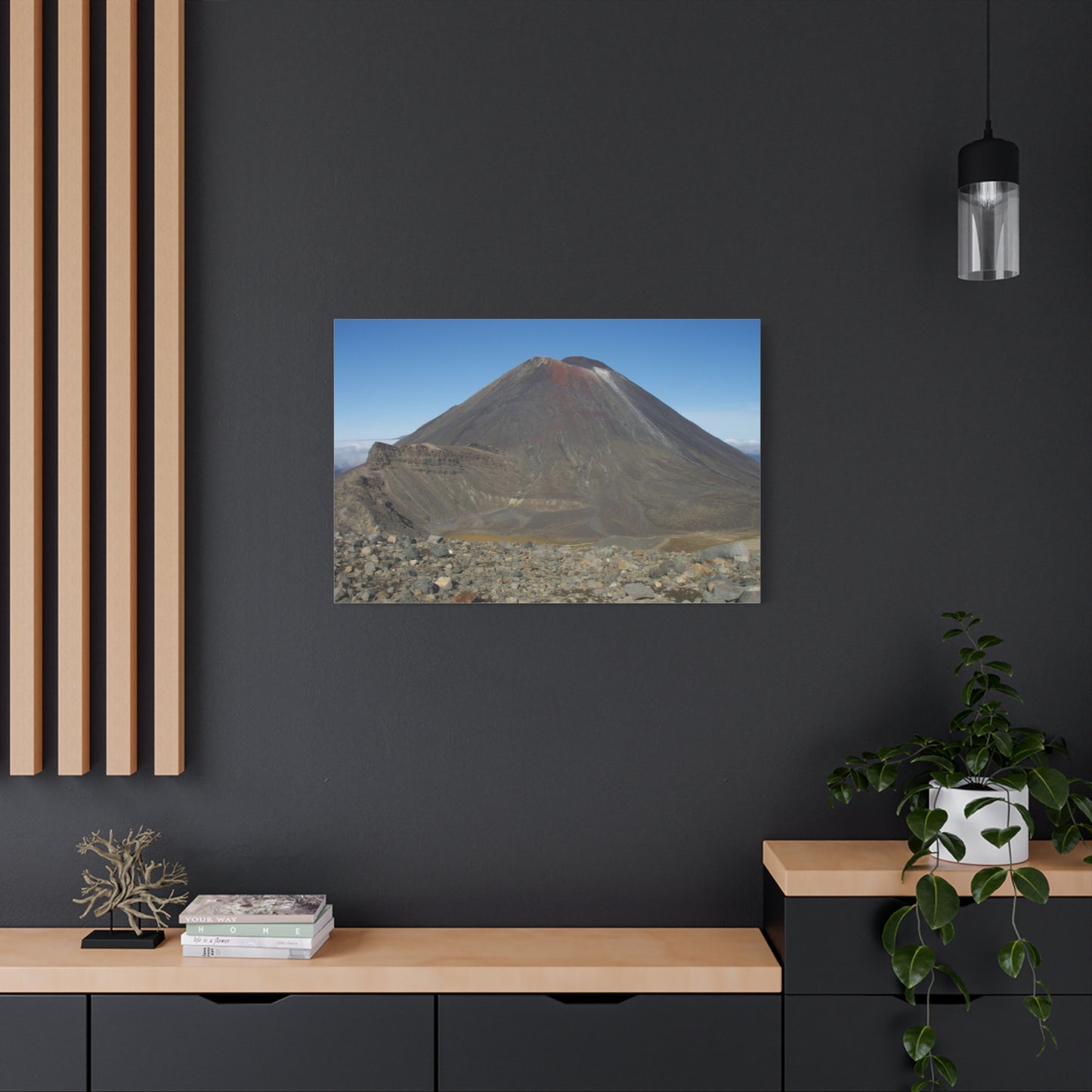 Mount Ngauruhoe Photo on Canvas.