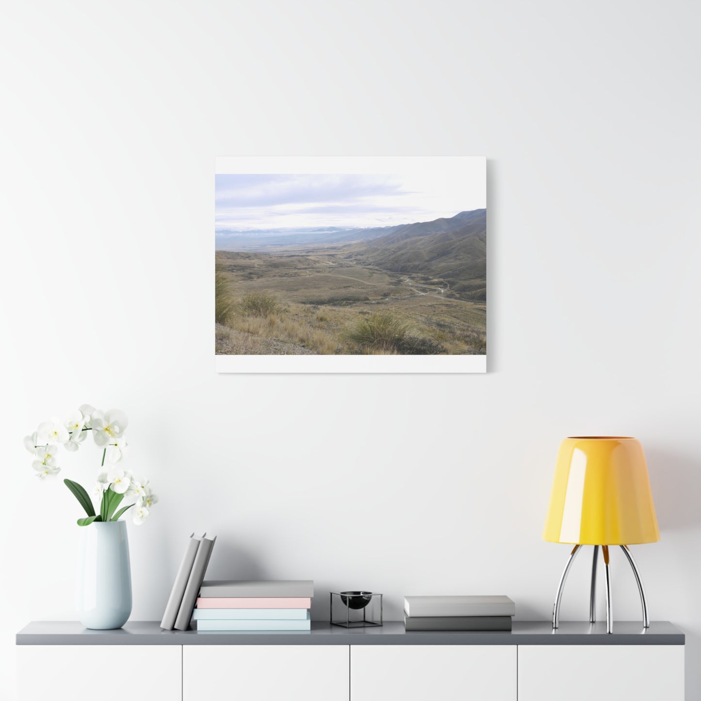 View from Mount Pizgah Photo on Canvas,