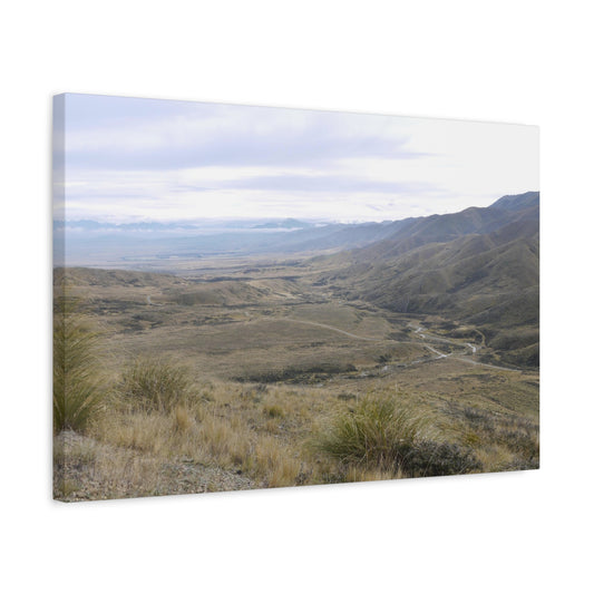 View from Mount Pizgah Photo on Canvas,