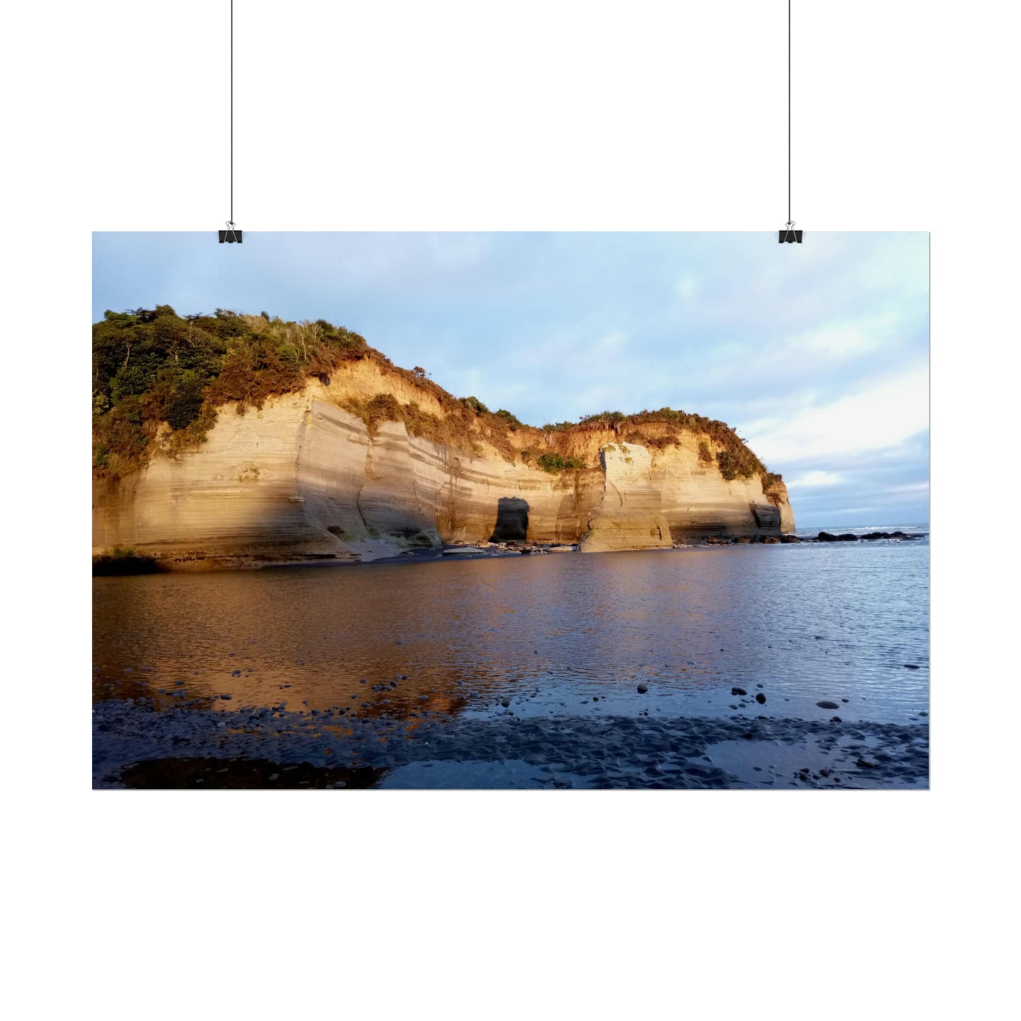 Urenui Estuary. Photo on Poster Print.