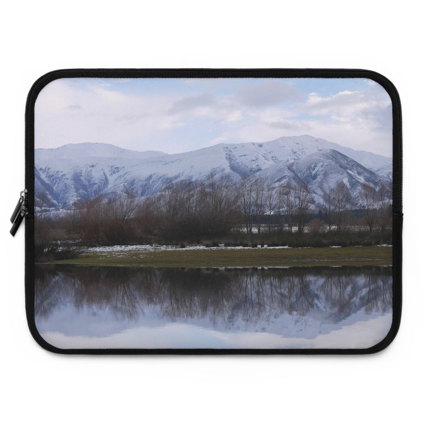 Laptop Sleeve: Lake Opuha Spring Thaw