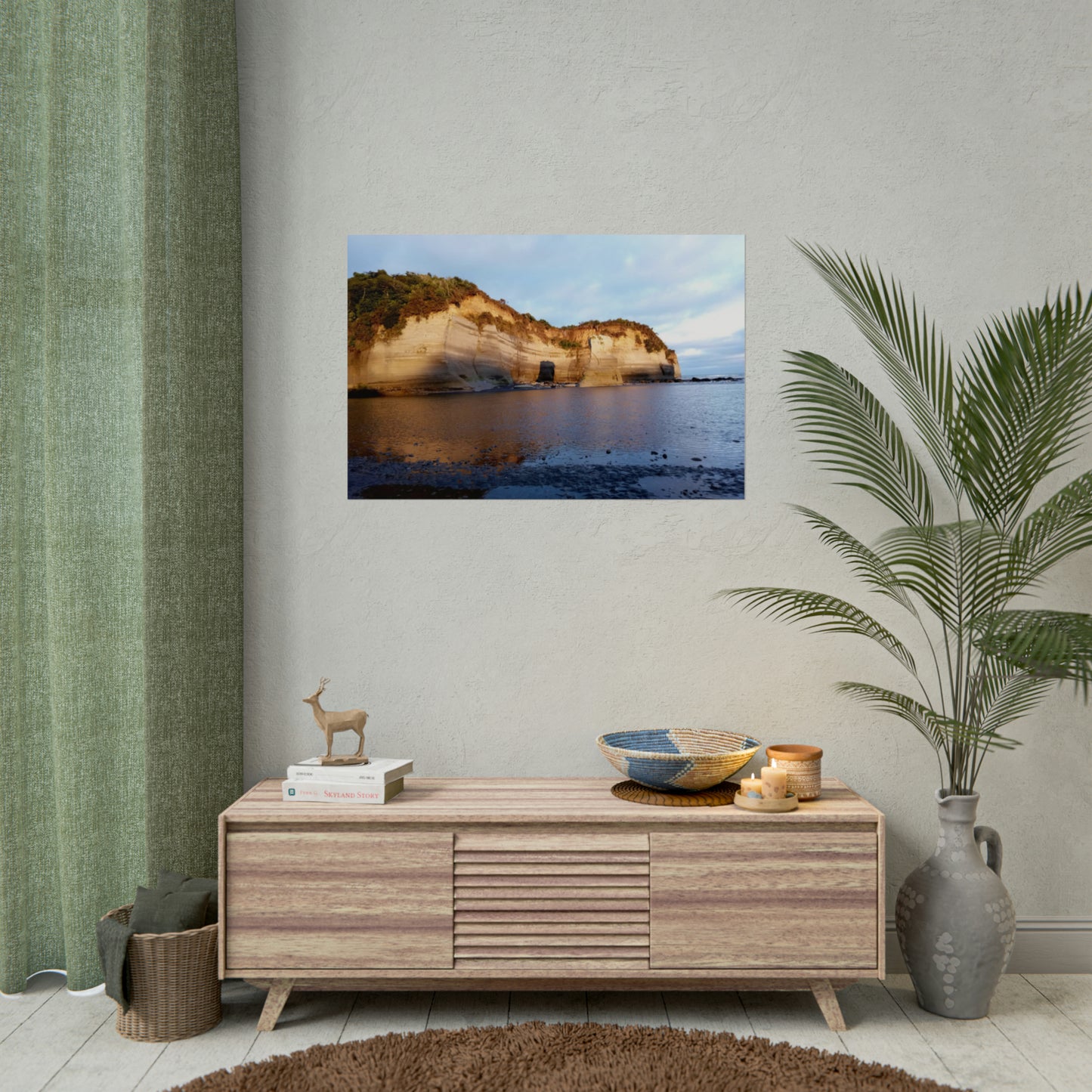 Urenui Estuary. Photo on Poster Print.