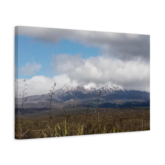 Mount Ruapehu Photo on Canvas.