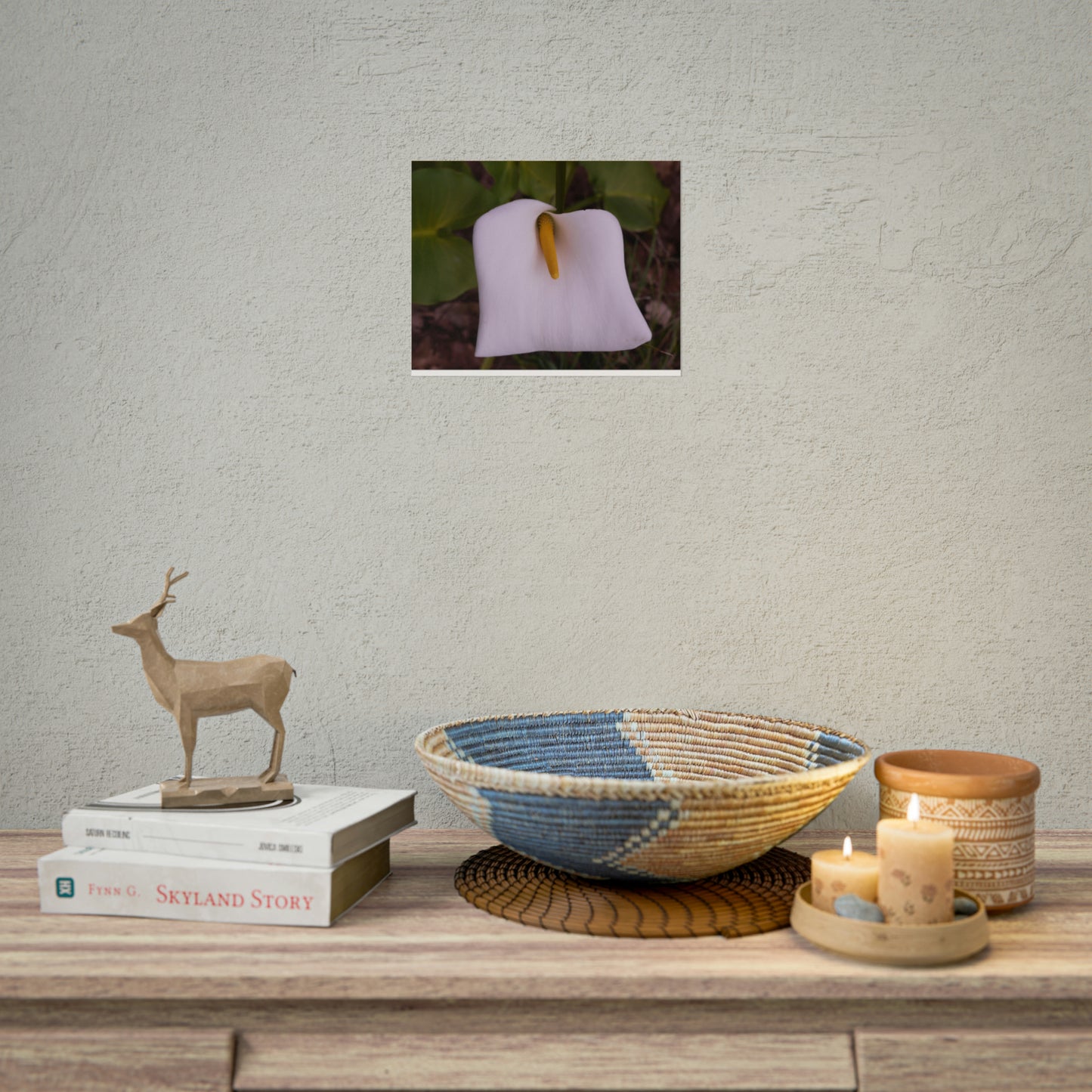 Arum Lily Photo on Poster.