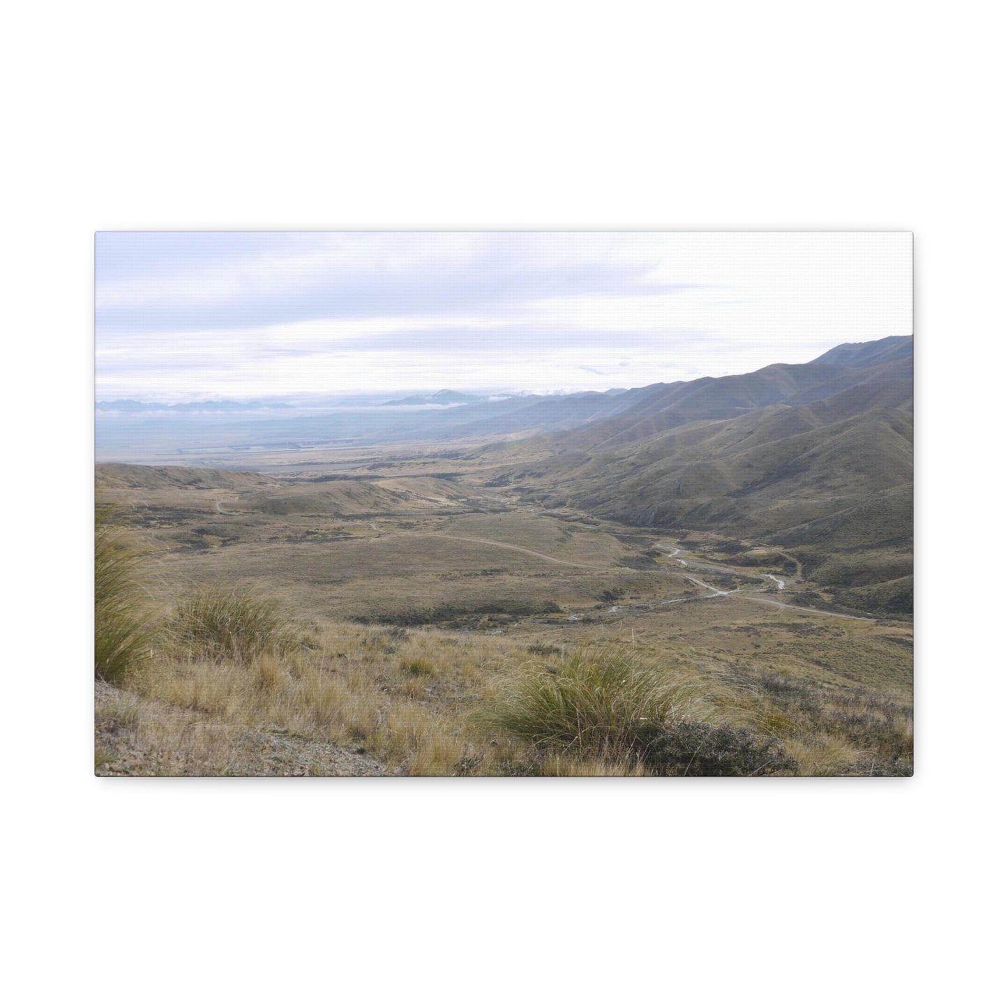 View from Mount Pizgah Photo on Canvas,