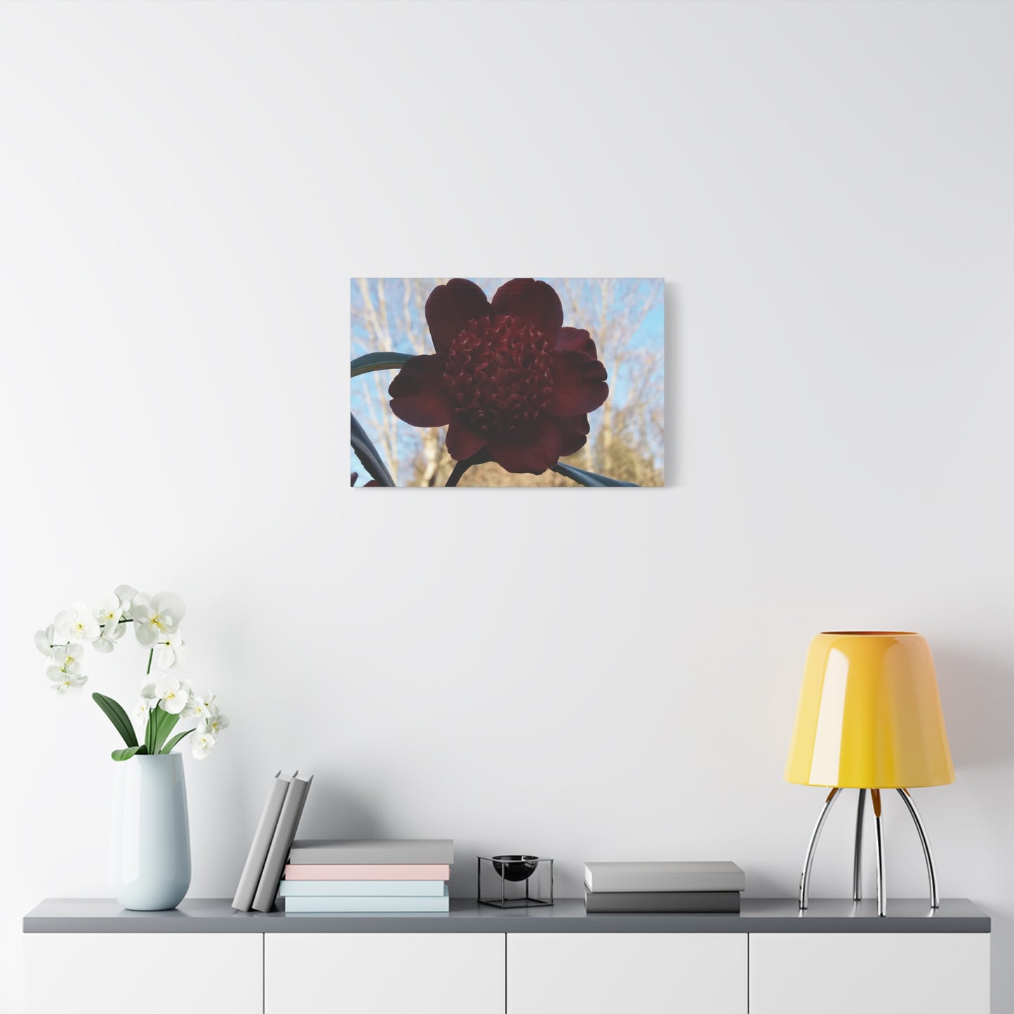 Rhododendron Photo on Canvas, Landscape Style.