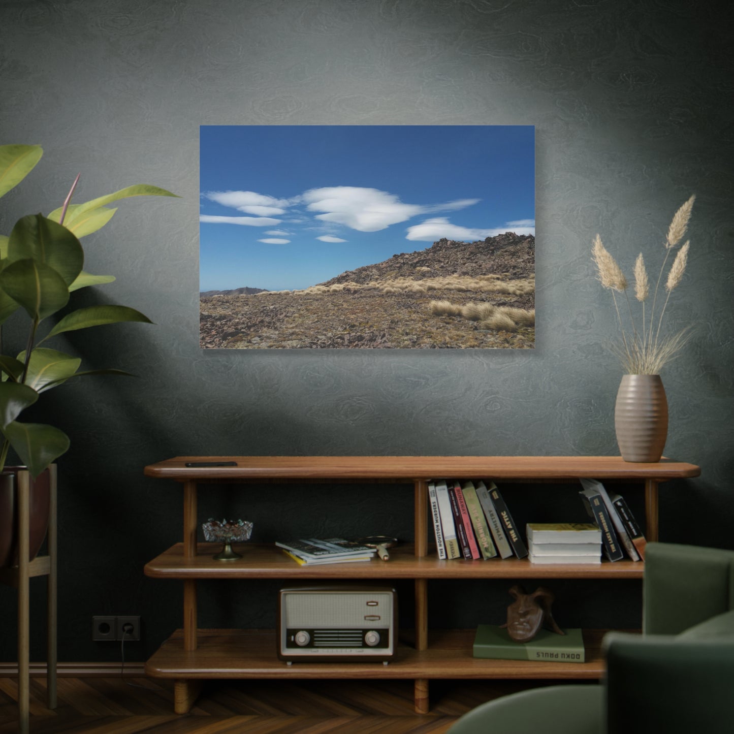 The Very Top of Mount Pizgah Photo on Canvas