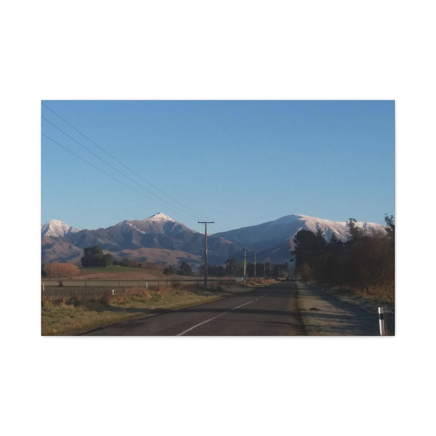 The Road to Woodbury Canvas Print