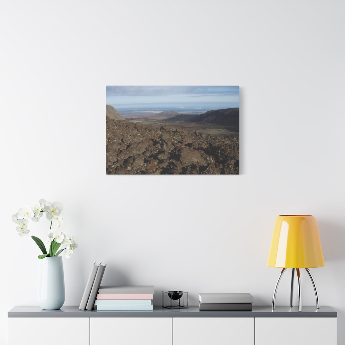 Tongariro Crossing Photo on Canvas,