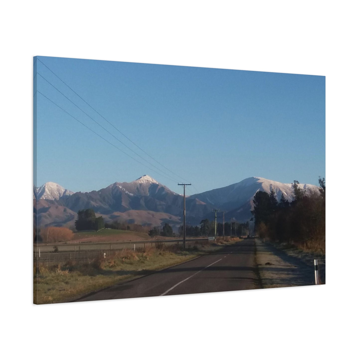 The Road to Woodbury Canvas Print