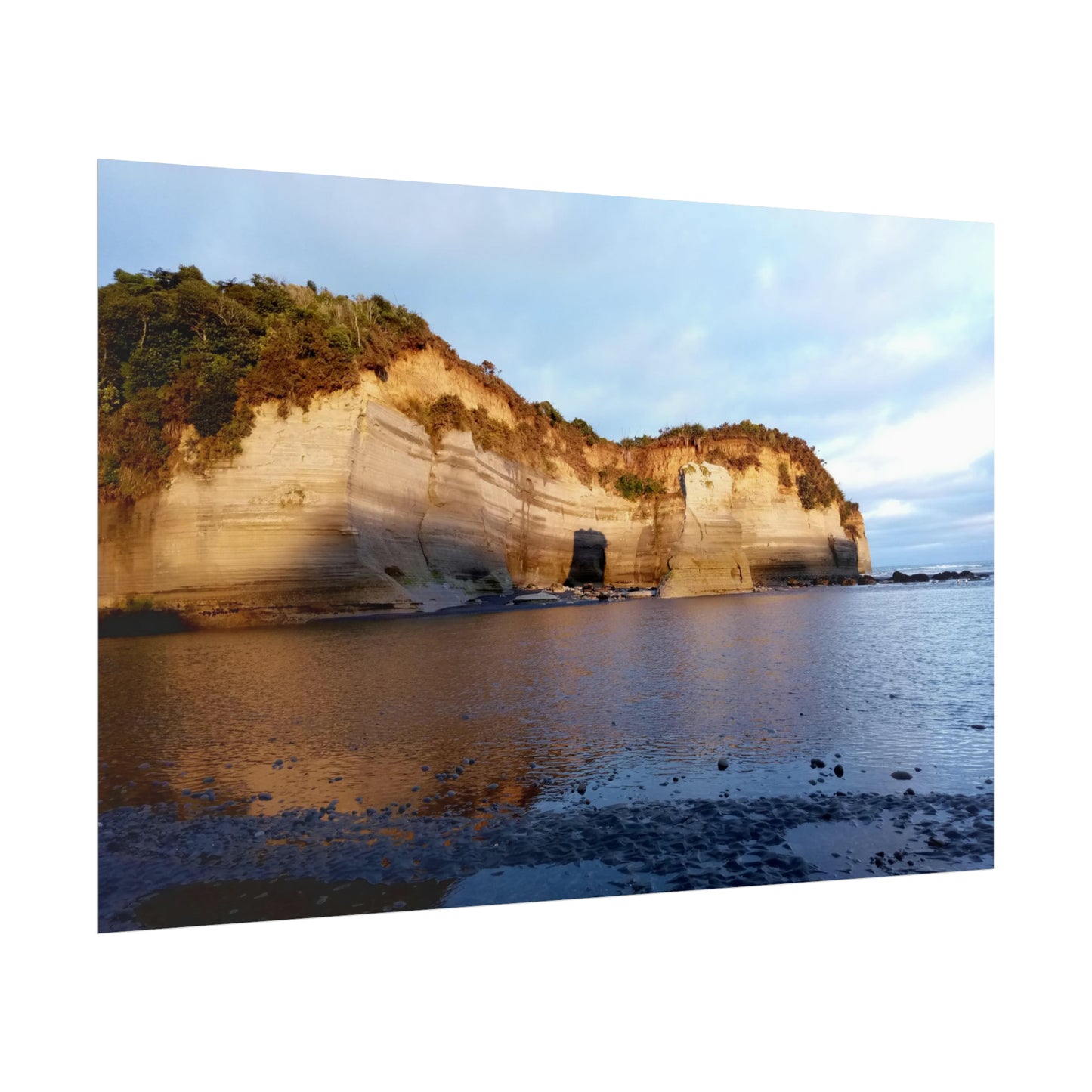 Urenui Estuary. Photo on Poster Print.