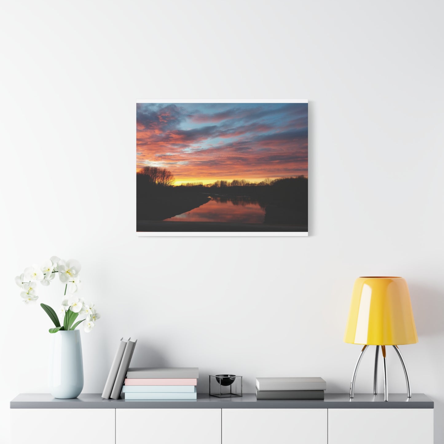 Temuka Sunrise Canvas Print. Original Photo on Canvas.