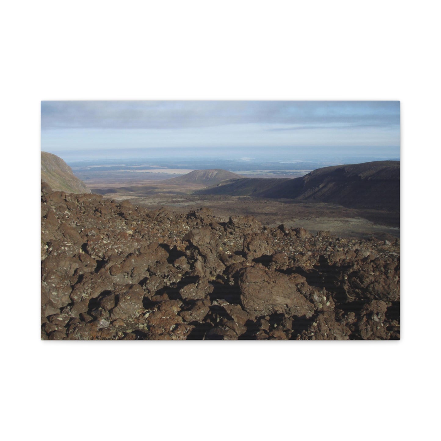 Tongariro Crossing Photo on Canvas,