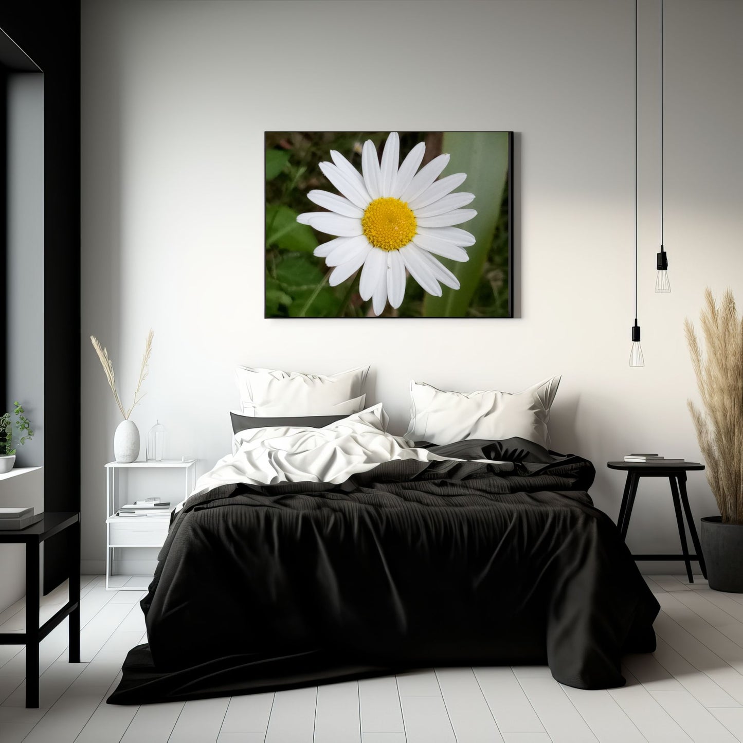 Nature's Perfection: Daisy Photo as Canvas Print