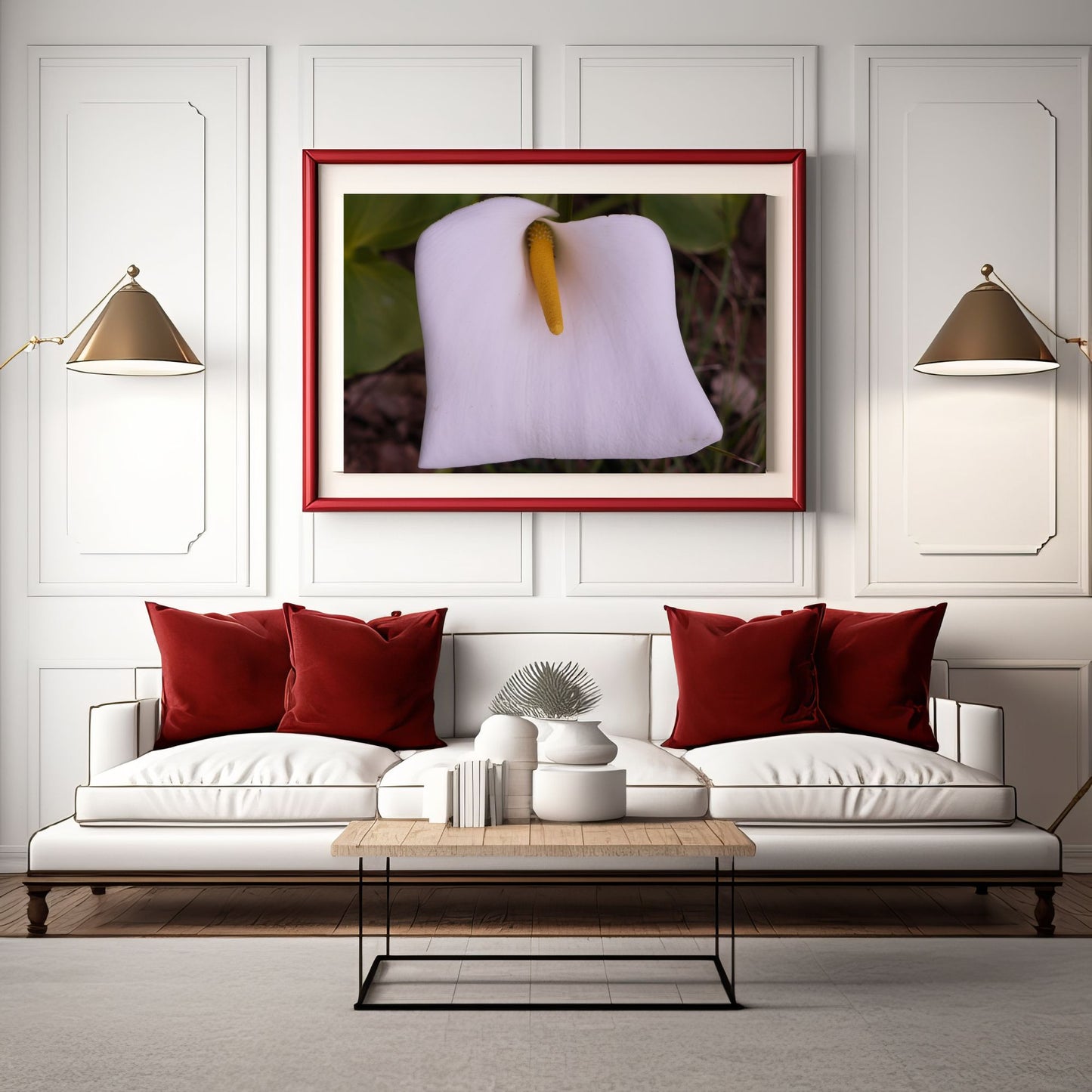 Arum Lily Photo on Poster.