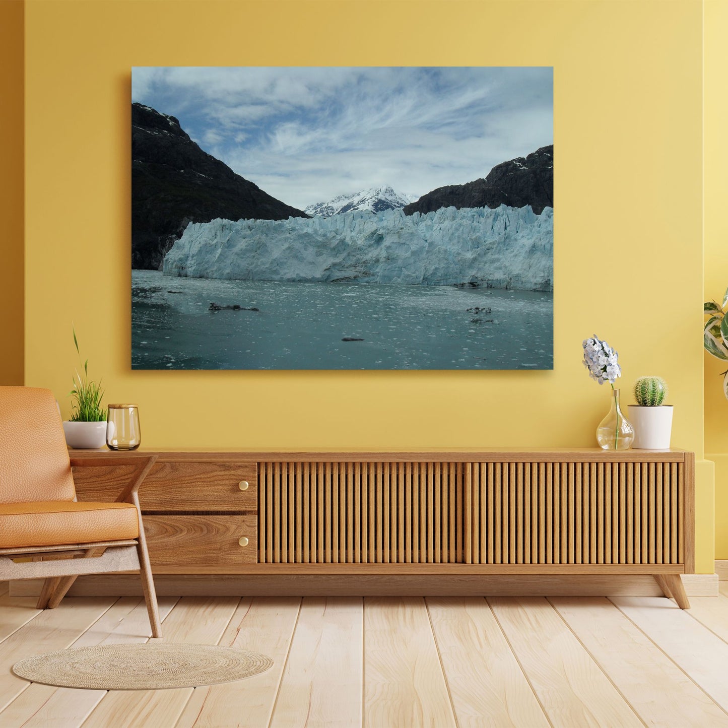 Glacier Photo on Canvas: the Ice