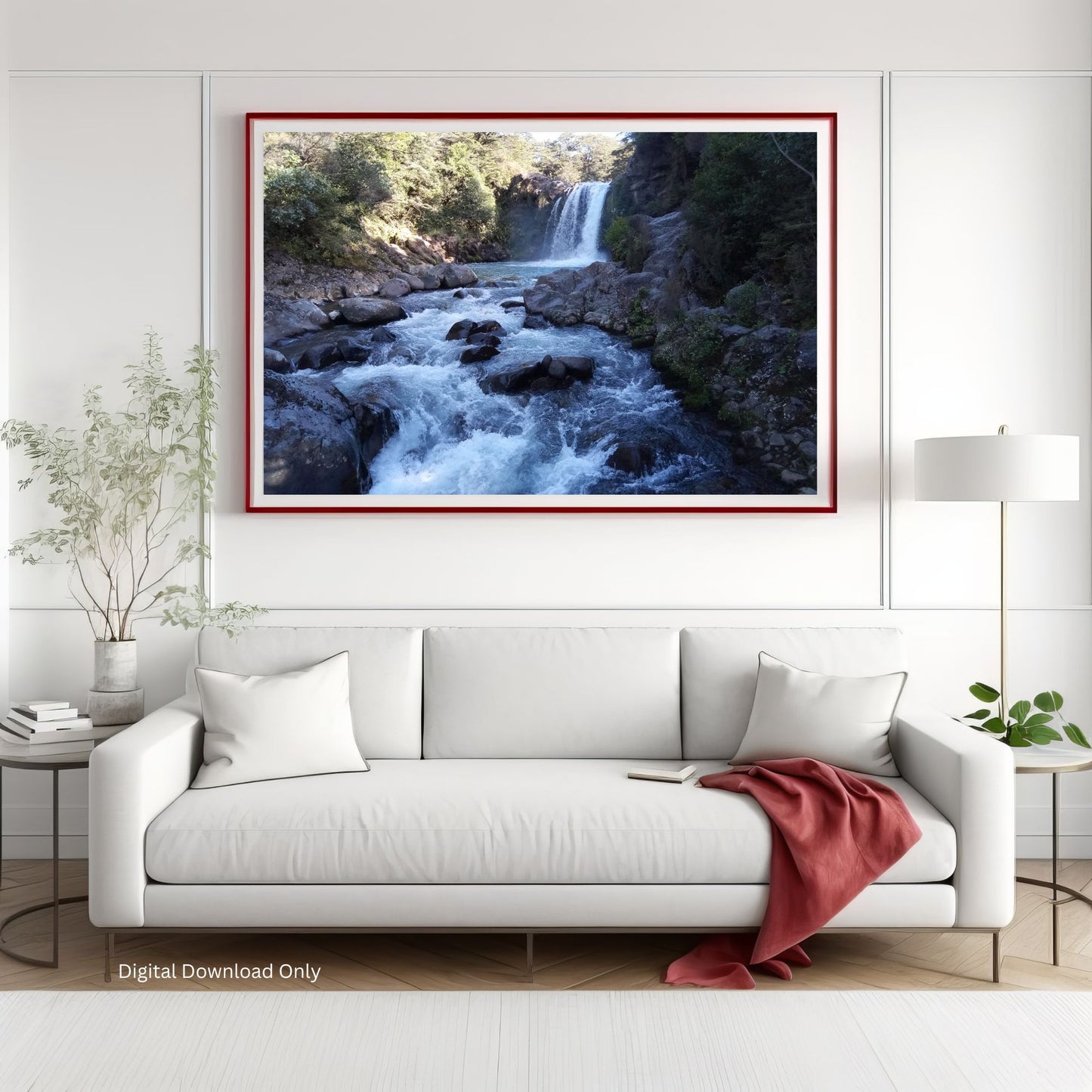 Tawhia Falls as Poster Print Gollums Pool: