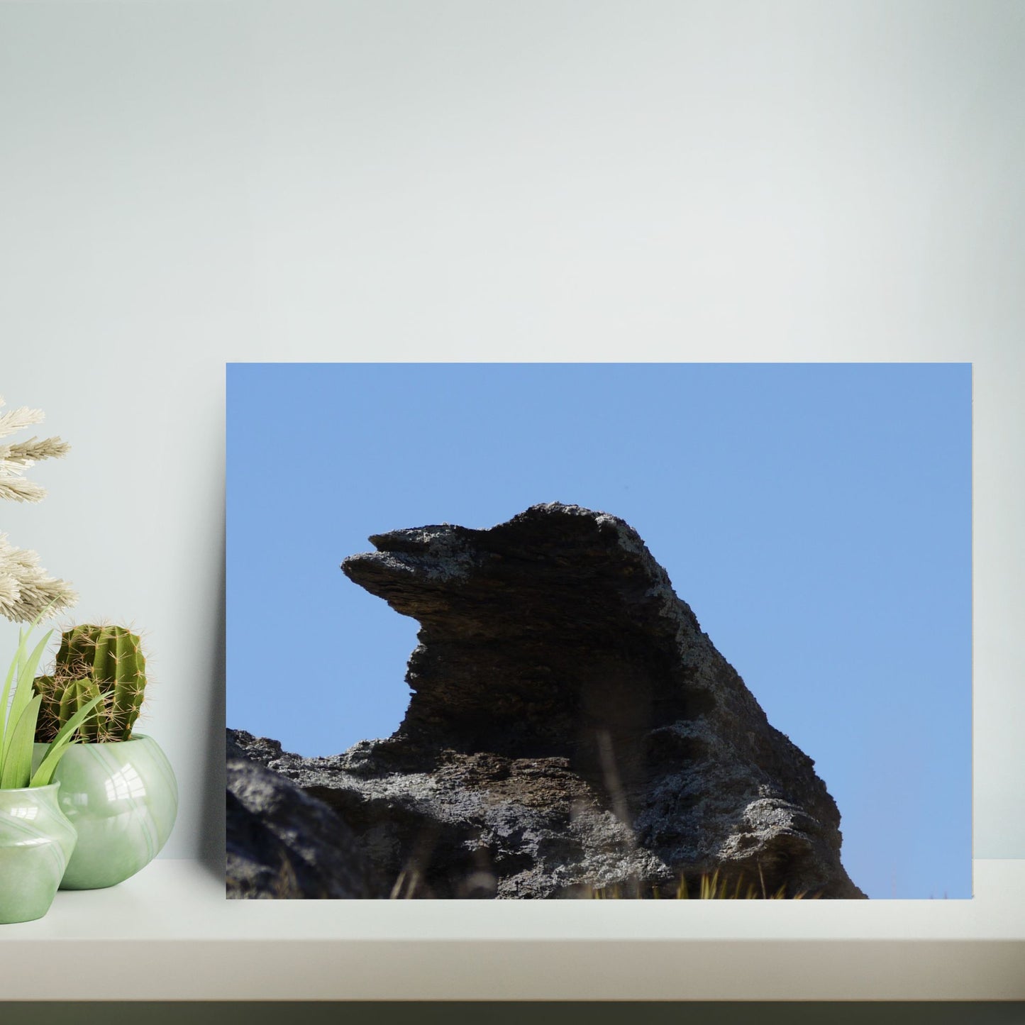 Magpie Rock Photo as Landscape Canvas Print