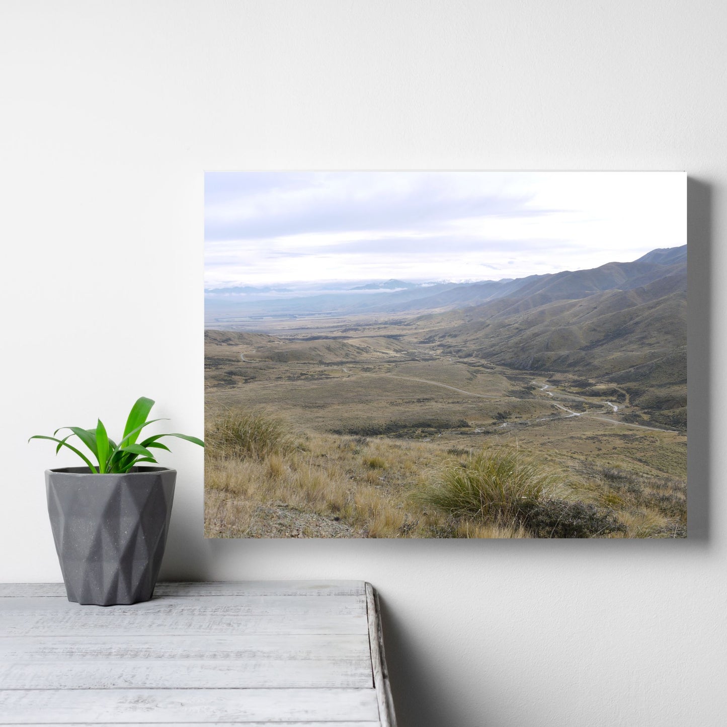 View from Mount Pizgah Photo on Canvas,